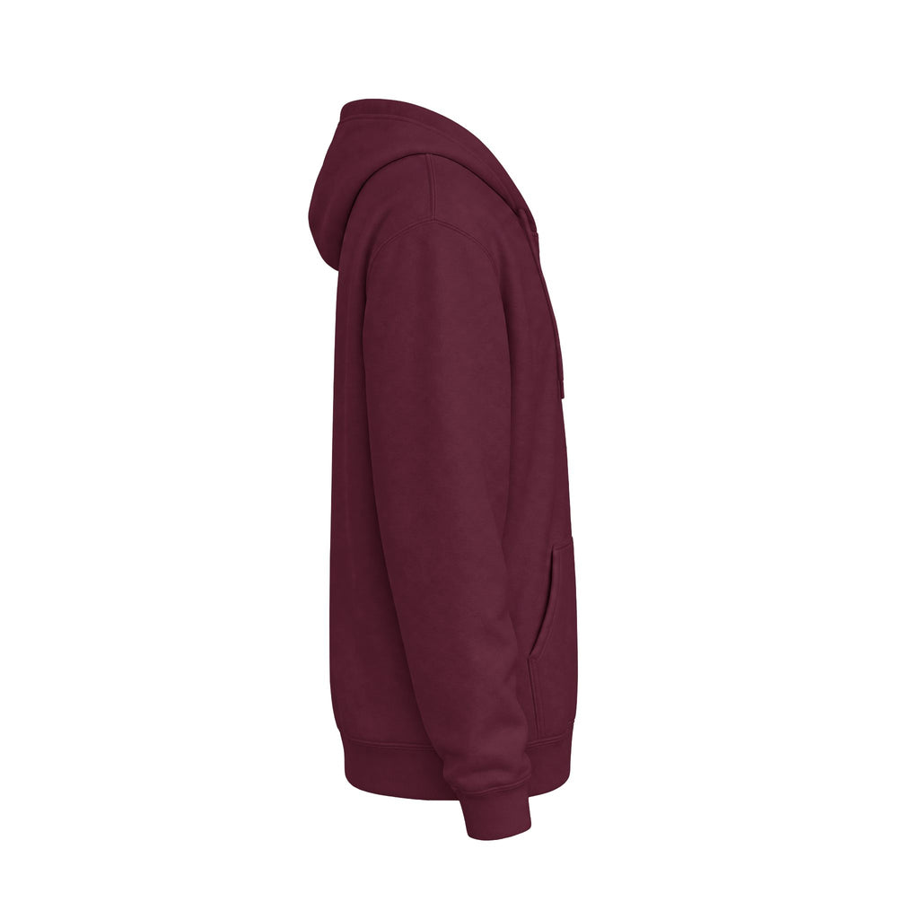 Classic White Fleece Hoodie – Soft Midweight Pullover