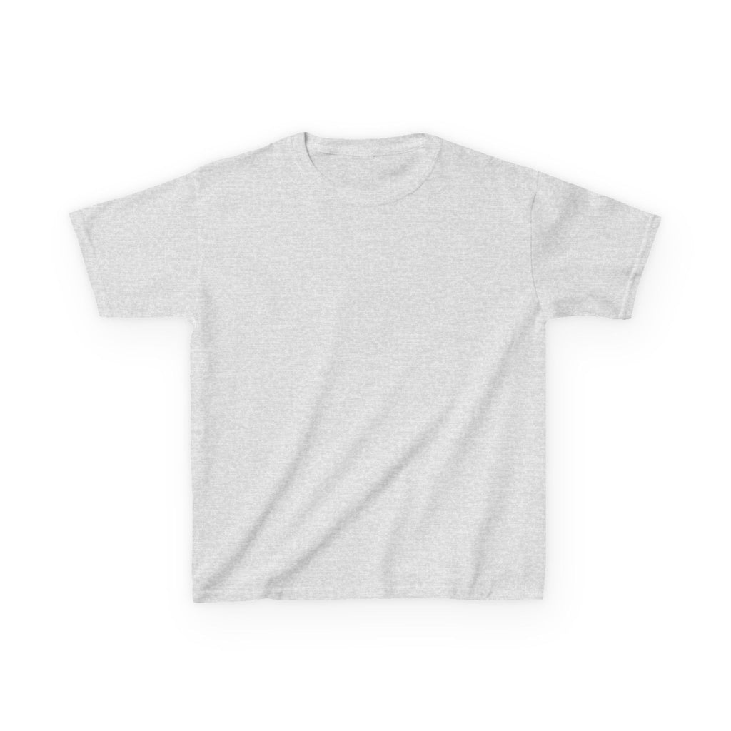 Kids T-Shirt — Plain White Heavy Cotton Tee for Boys & Girls