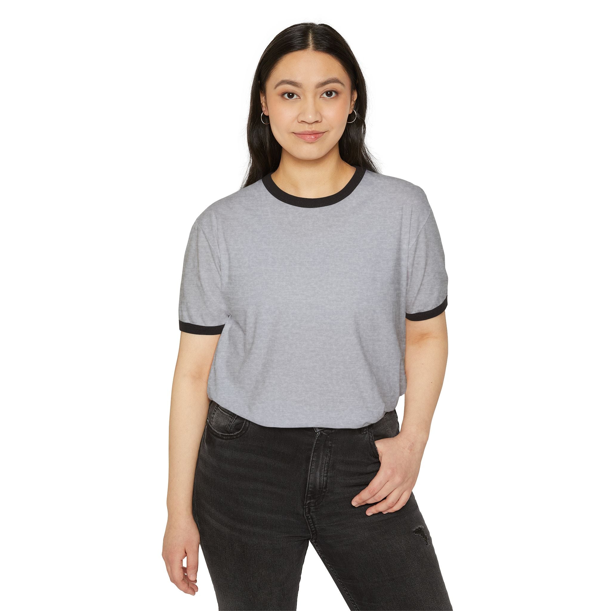 Classic Ringer T-Shirt — Retro Contrast Collar & Sleeve Tee