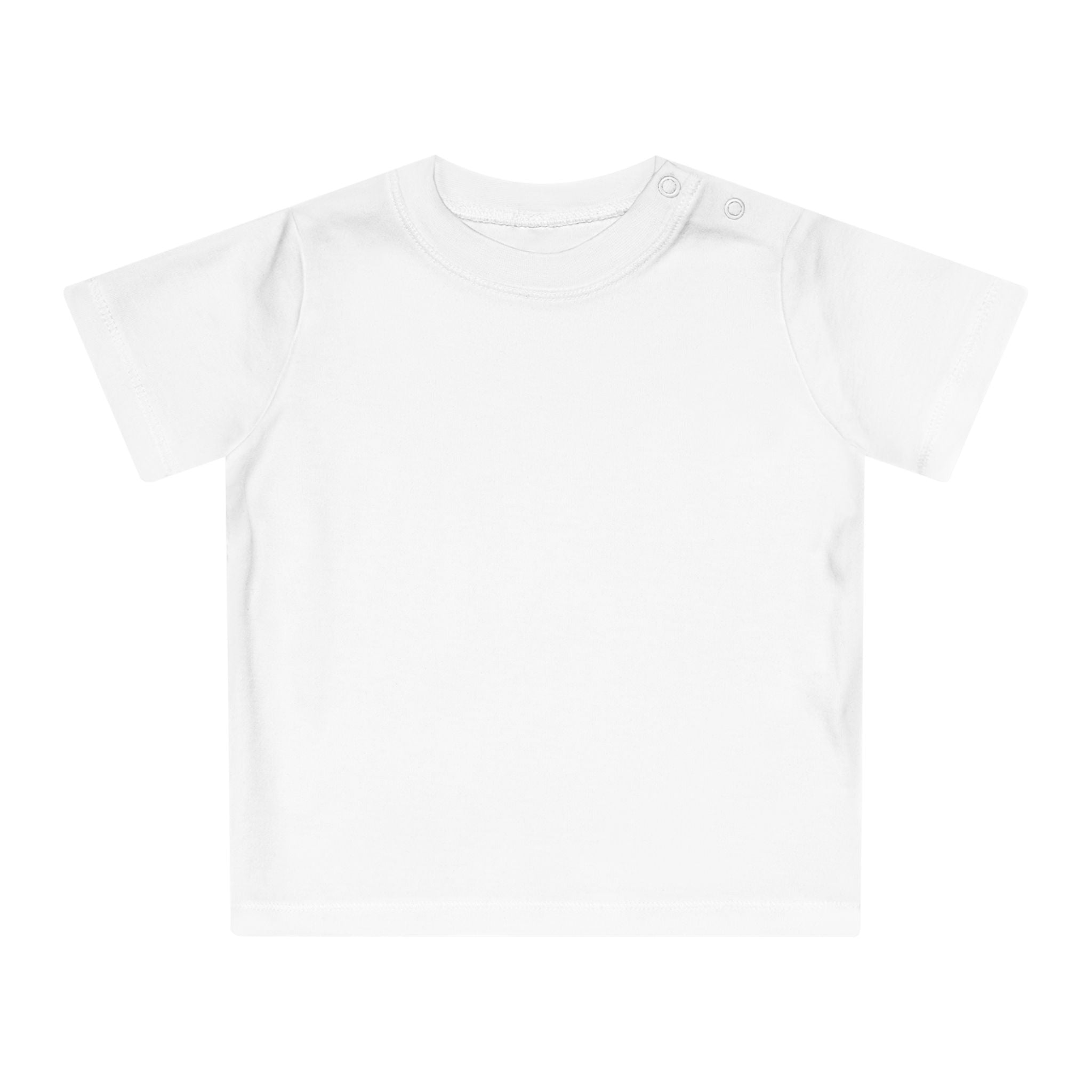 Cute Plain Baby T-Shirt — Soft White Infant Tee