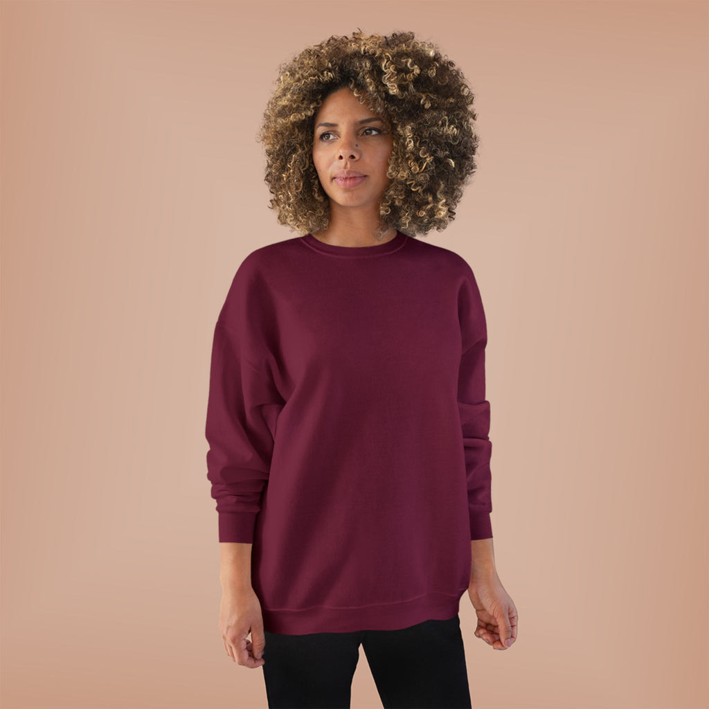 Classic White Crewneck Sweatshirt