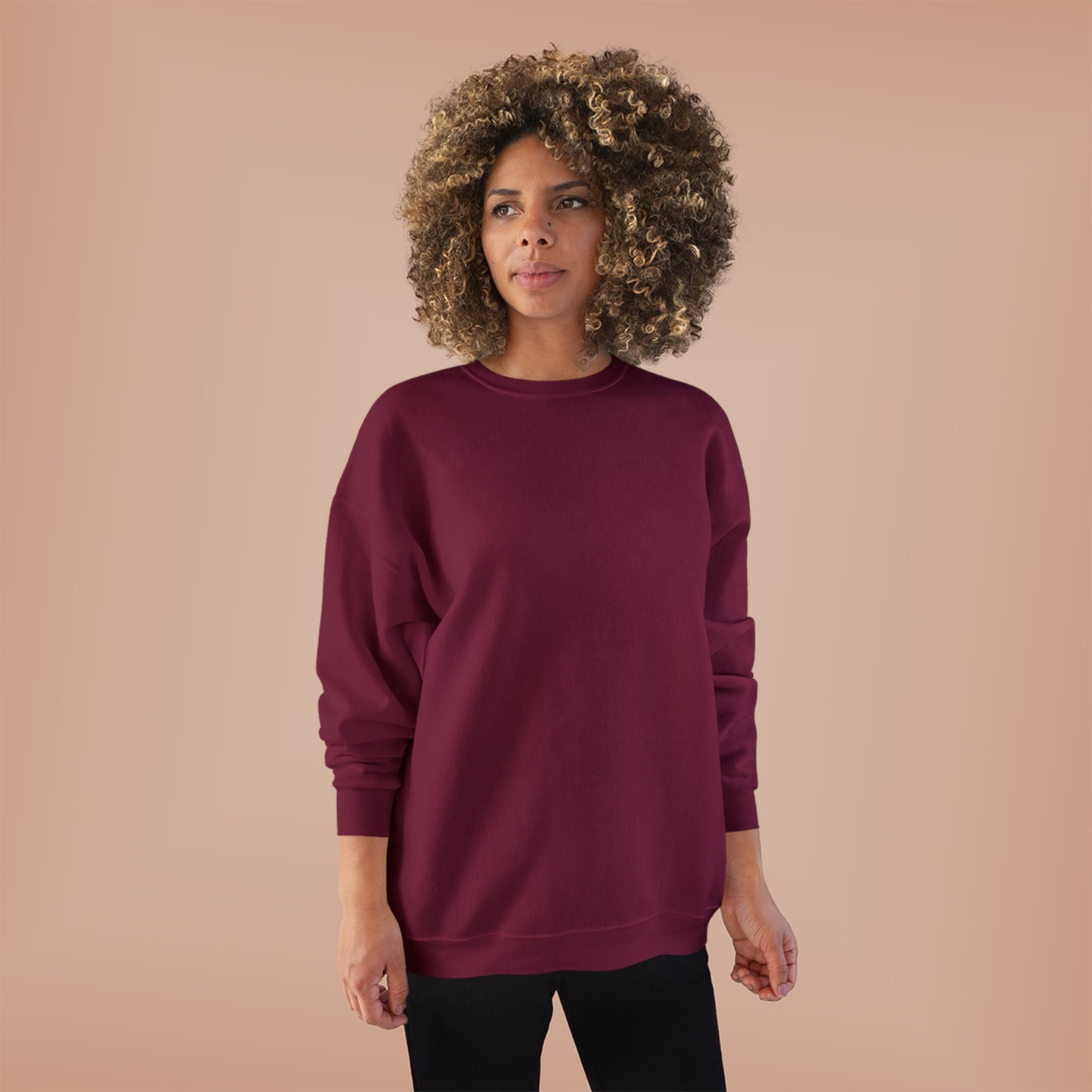 Classic White Crewneck Sweatshirt