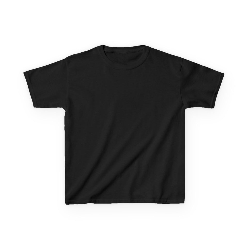 Kids T-Shirt — Plain White Heavy Cotton Tee for Boys & Girls