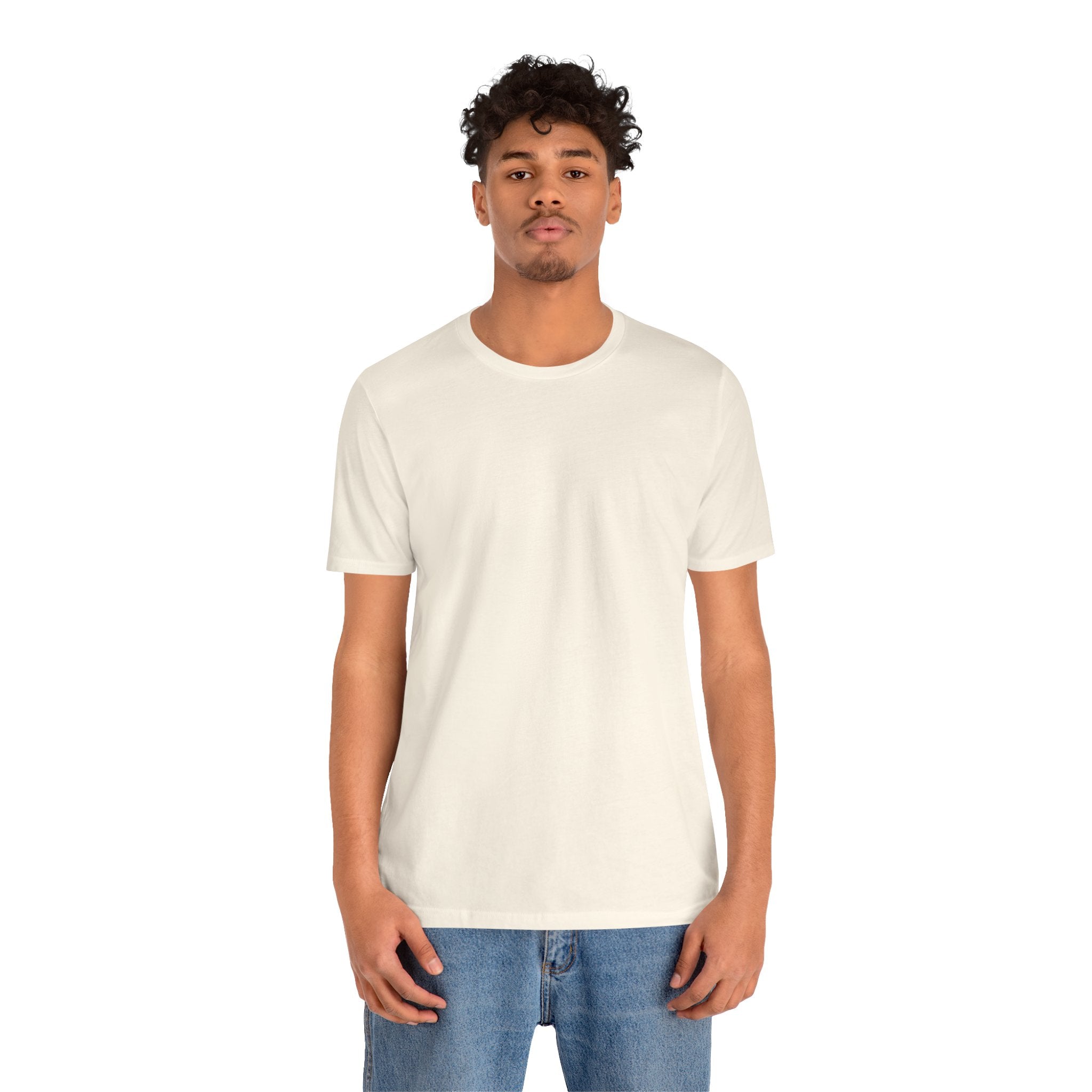 White Short Sleeve Tee — Minimal Classic Crewneck T-Shirt