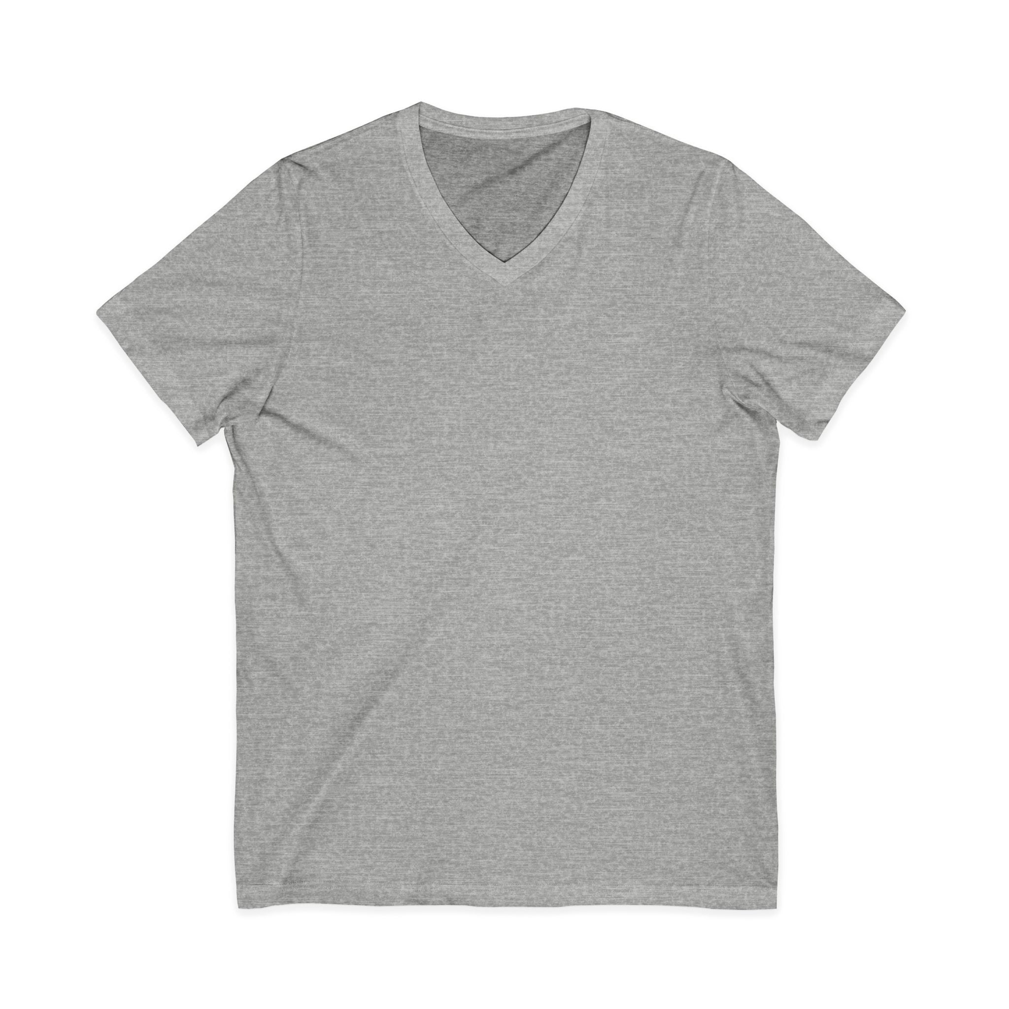 V-Neck Jersey Tee — Classic White Short Sleeve T-Shirt