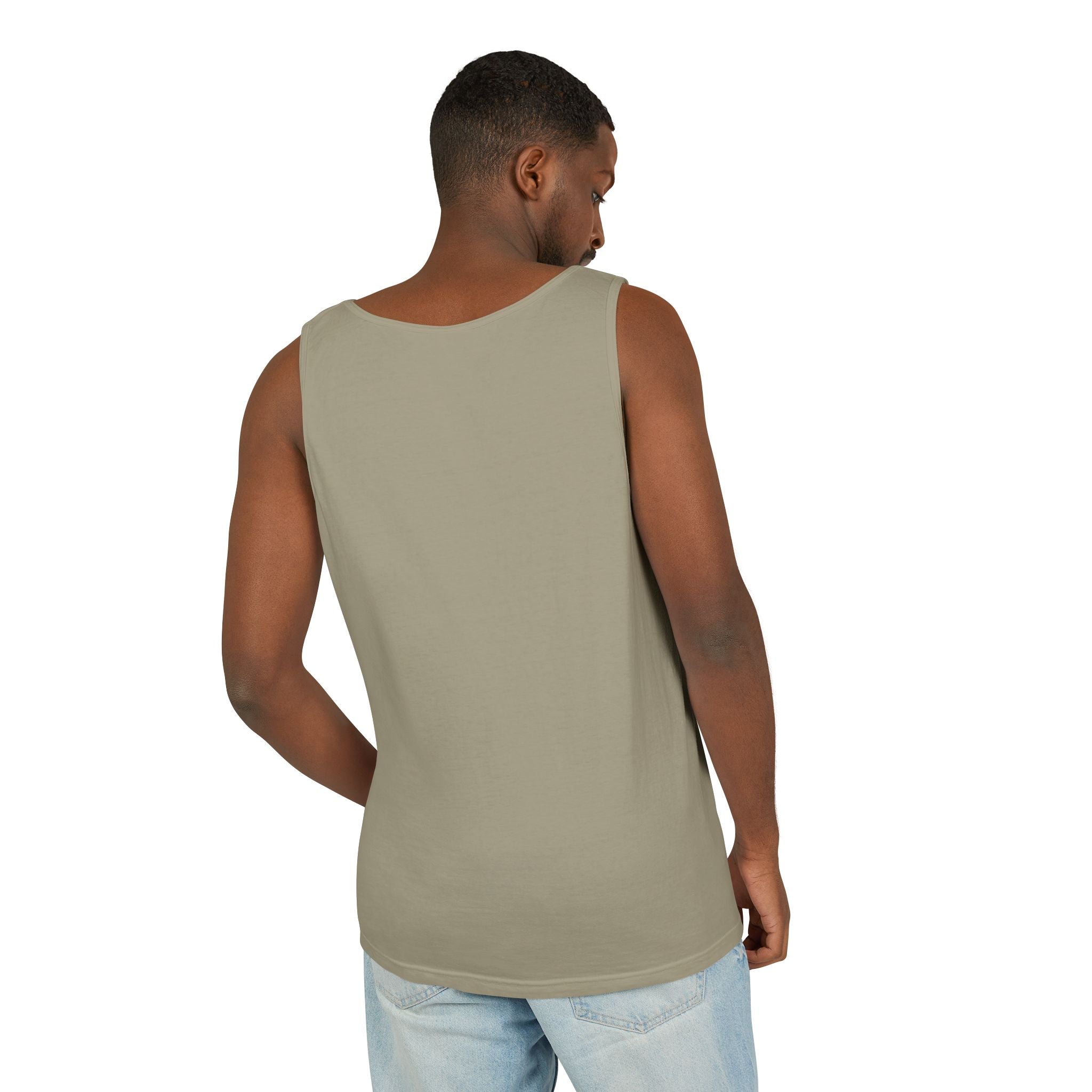 Classic White Tank Top — Everyday Garment-Dyed Casual Tank