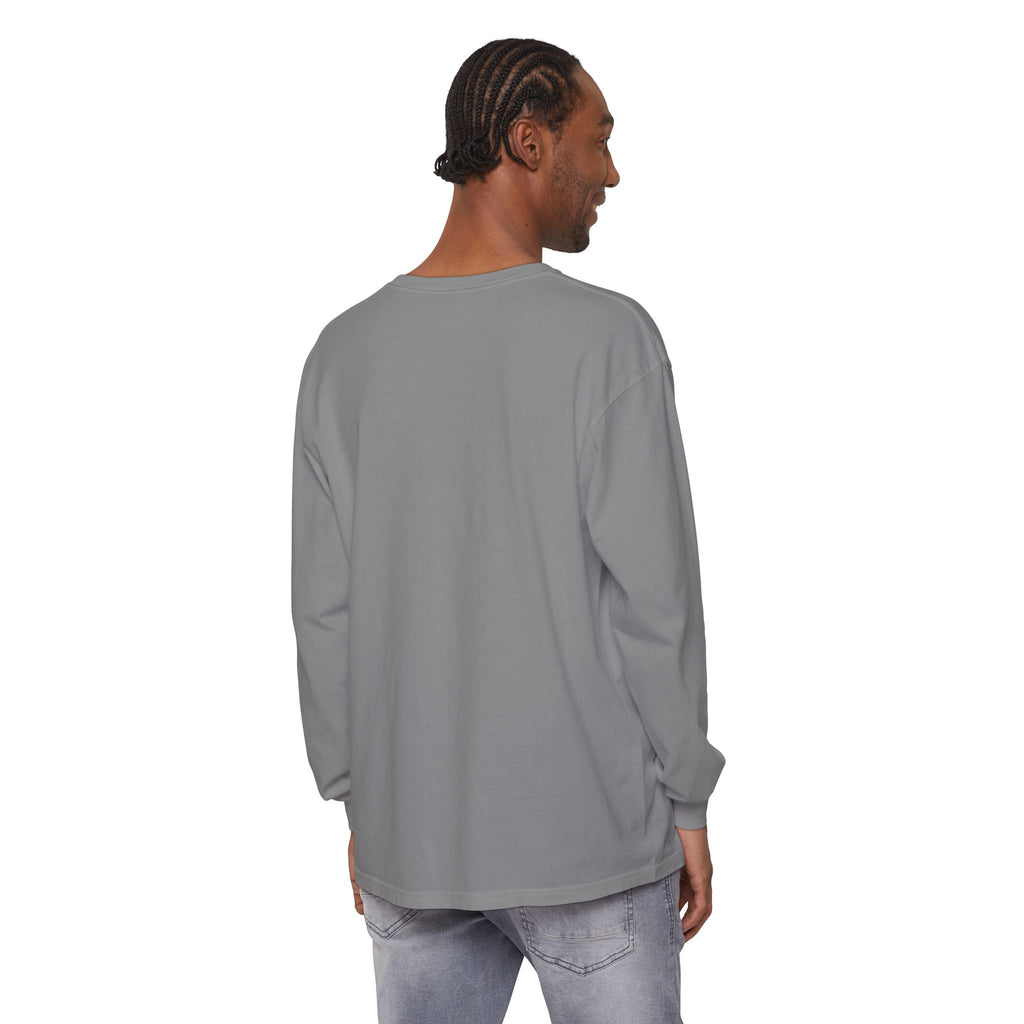 Long Sleeve T-Shirt — Classic White Garment-Dyed Tee