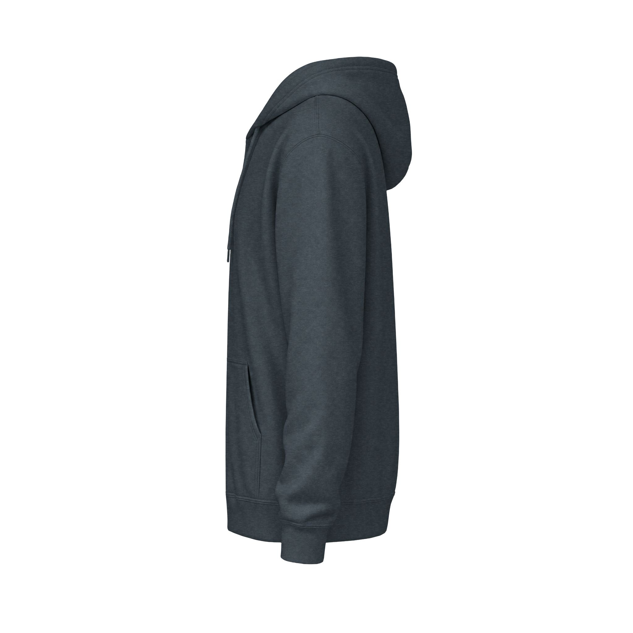 Classic White Fleece Hoodie – Soft Midweight Pullover