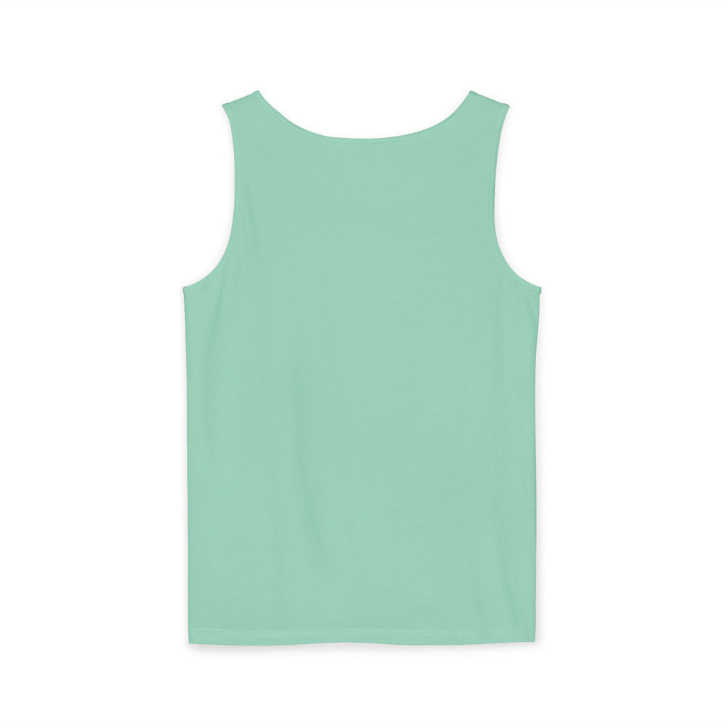 Classic White Tank Top — Everyday Garment-Dyed Casual Tank