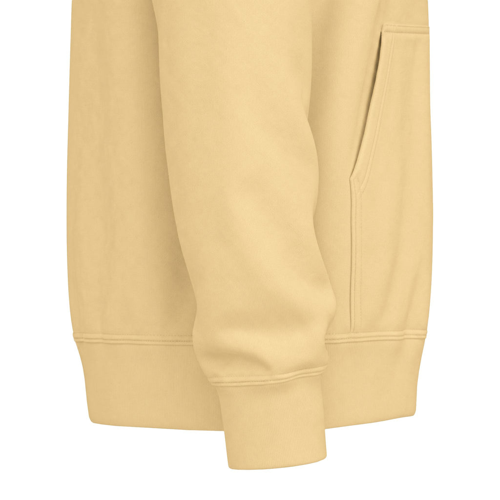 Classic White Fleece Hoodie – Soft Midweight Pullover