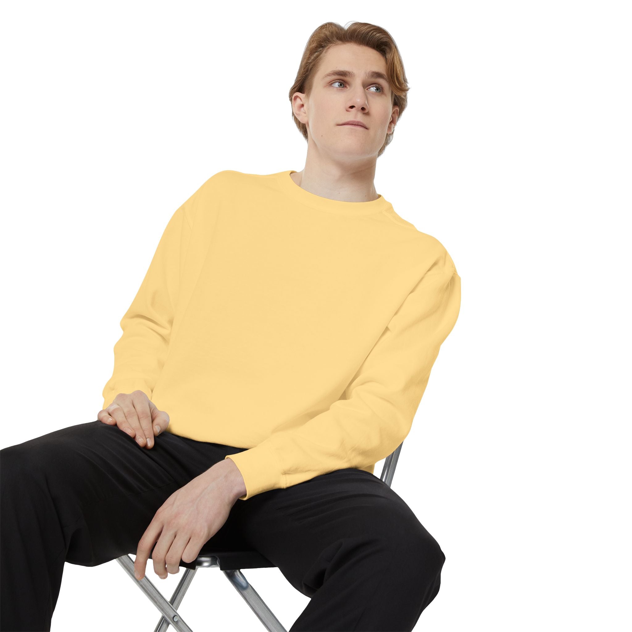 Classic Crewneck Sweatshirt — Lightweight Garment-Dyed Pullover