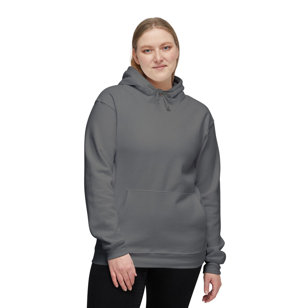 Classic White Hoodie — Made in USA Unisex Hooded Sweatshirt