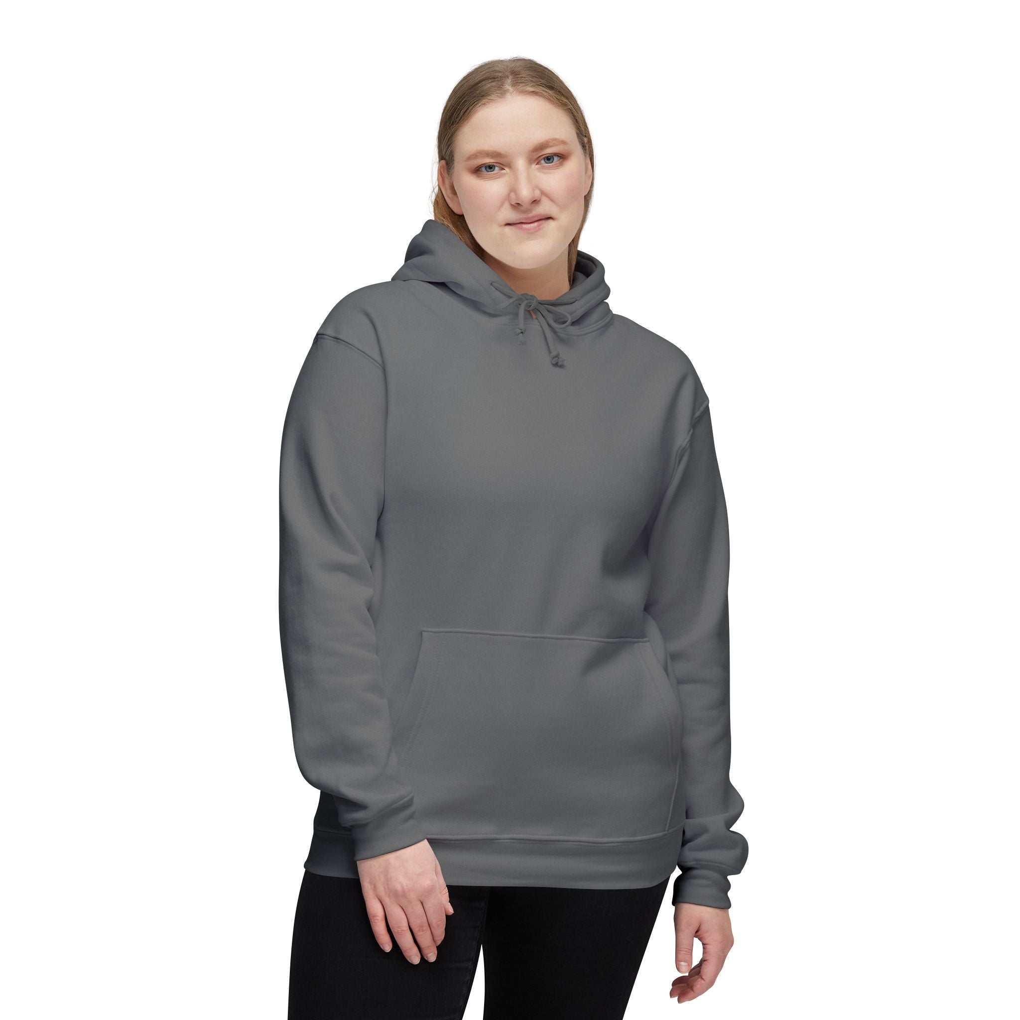 Classic White Hoodie — Made in USA Unisex Hooded Sweatshirt