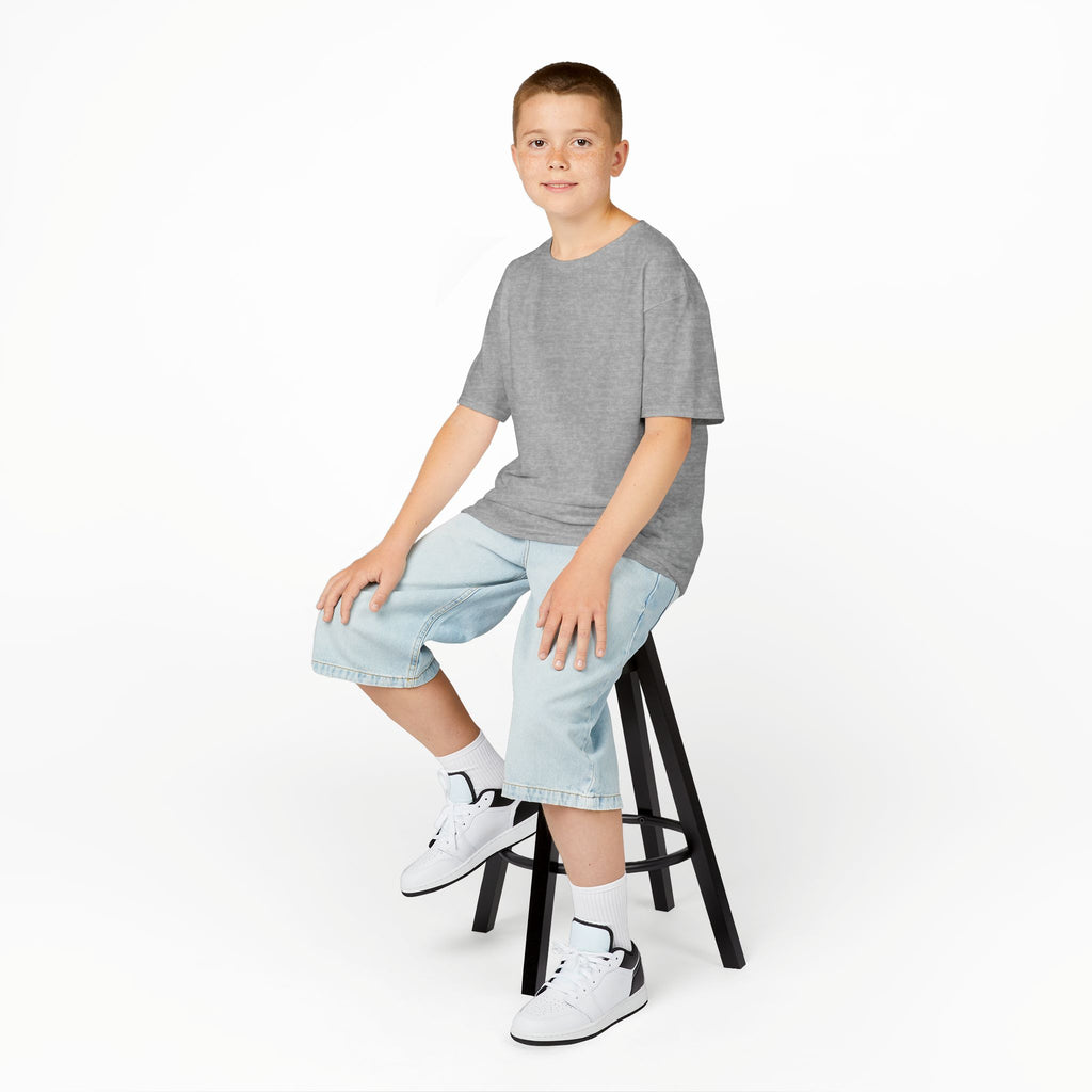 Kids T-Shirt — Plain White Heavy Cotton Tee for Boys & Girls