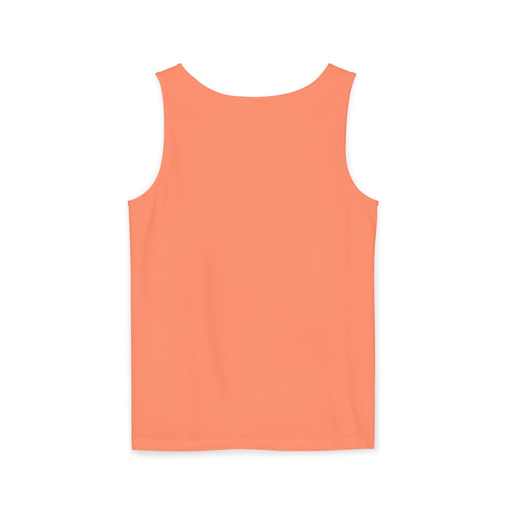 Plain White Tank Top — Lightweight Unisex Garment-Dyed Sleeveless Tee