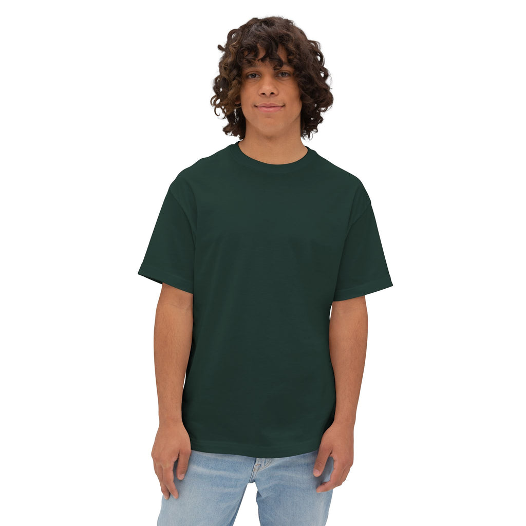 Oversized Boxy Tee — Minimal White Crewneck T-Shirt
