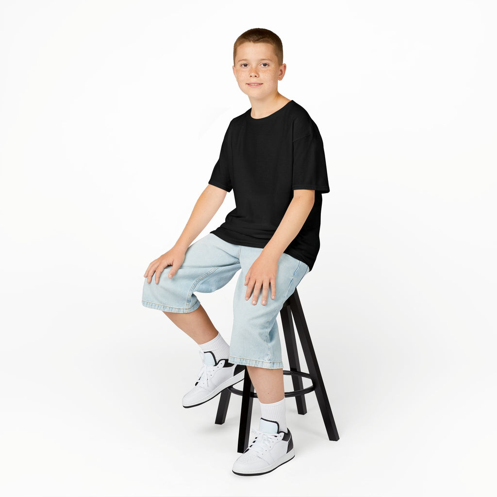 Kids T-Shirt — Plain White Heavy Cotton Tee for Boys & Girls