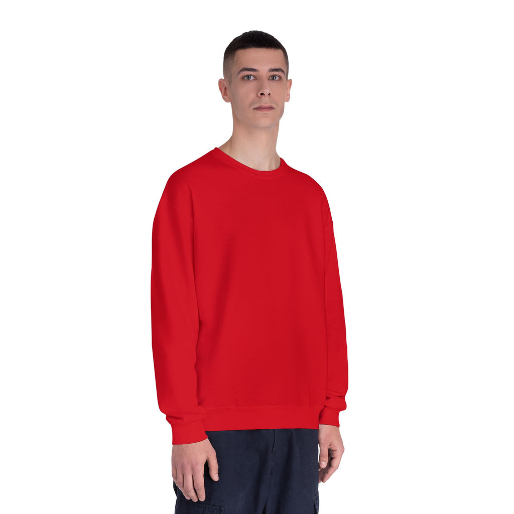 Classic White Crewneck Sweatshirt — Unisex Pullover