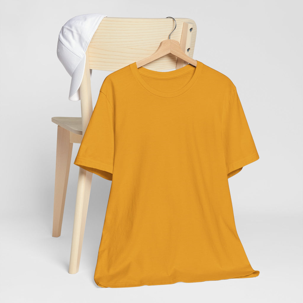 White Short Sleeve Tee — Minimal Classic Crewneck T-Shirt