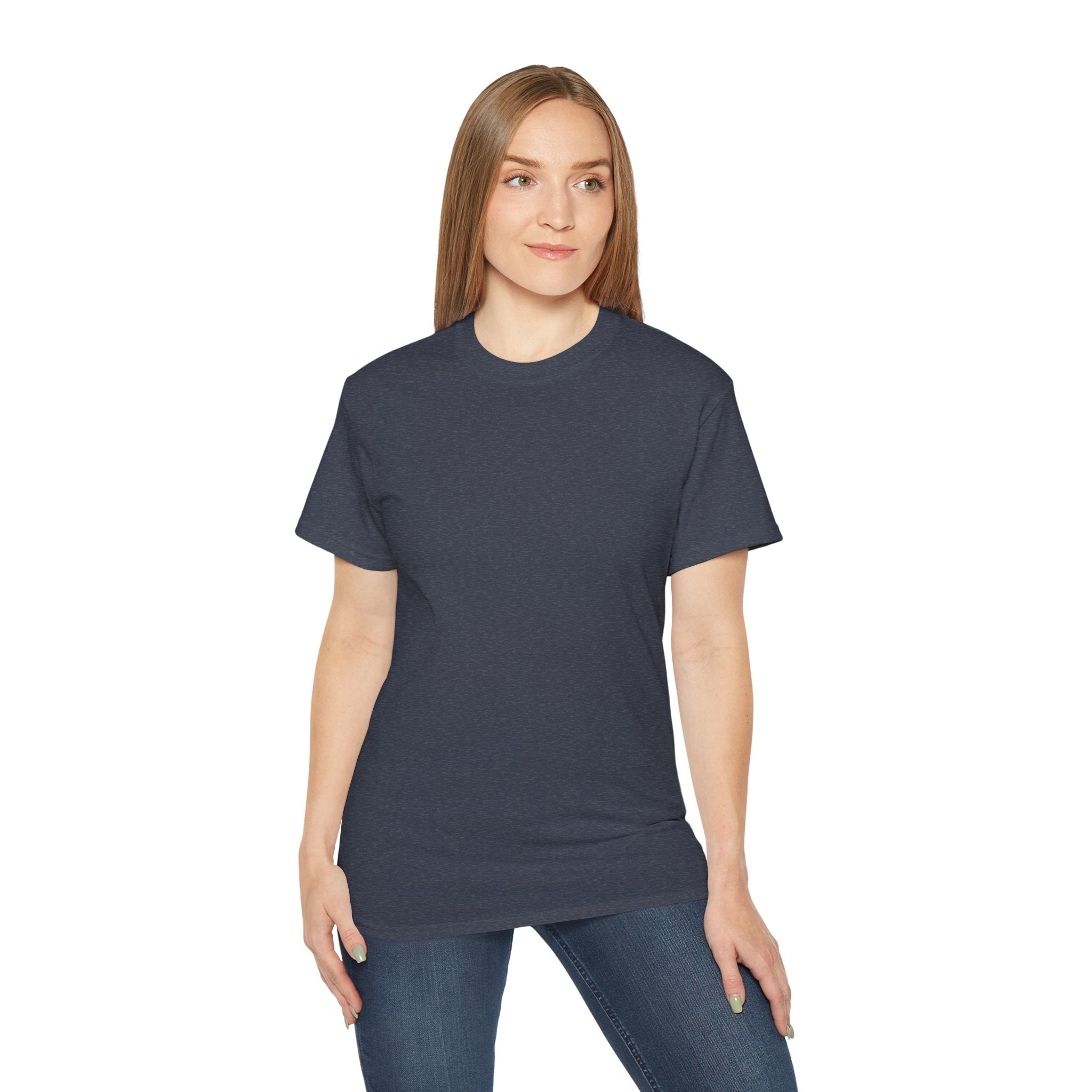 Classic White Cotton Tee - Plain Crewneck Shirt