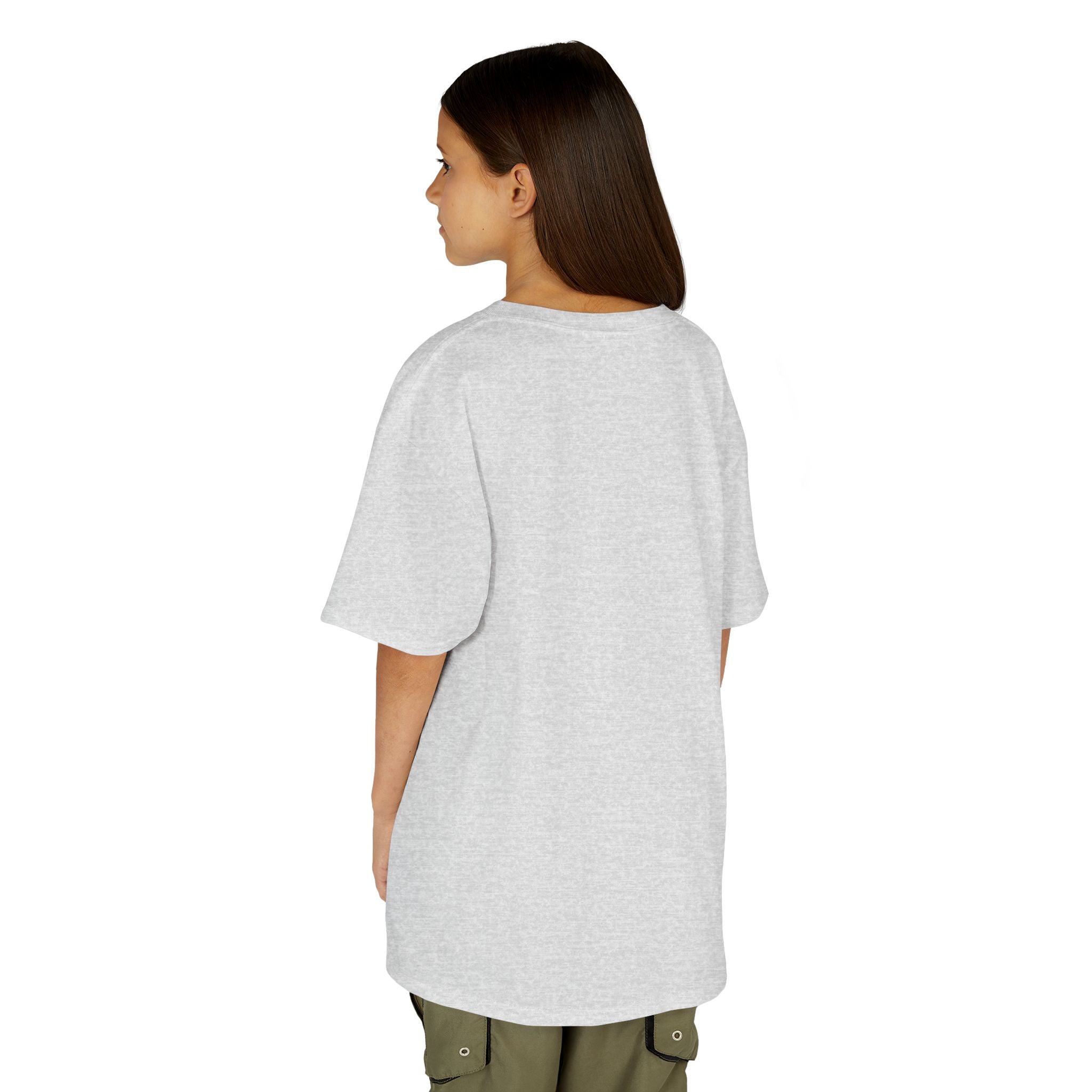 Kids T-Shirt — Plain White Heavy Cotton Tee for Boys & Girls