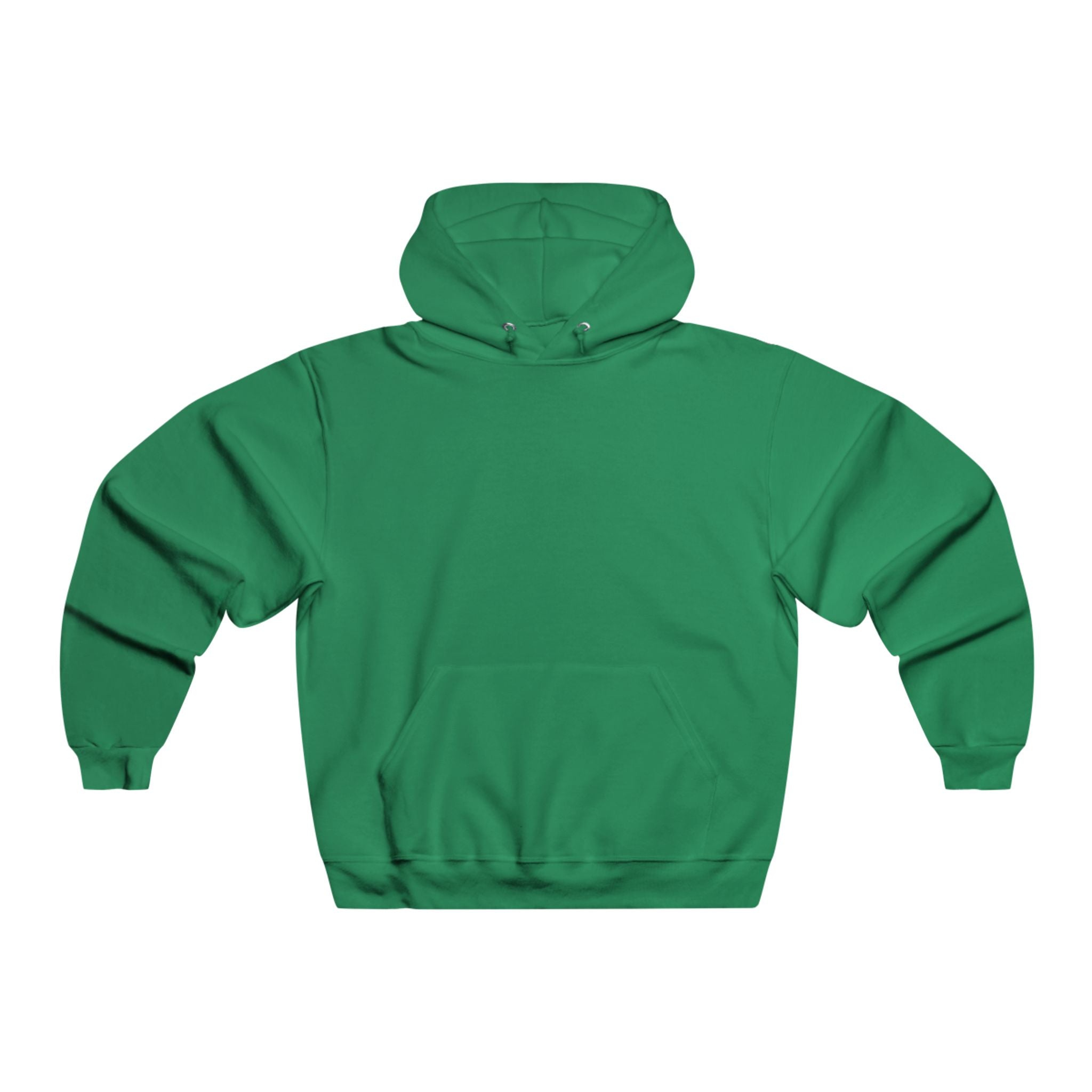 Blank White Hoodie — Men's Classic Pullover Hooded Sweatshirt