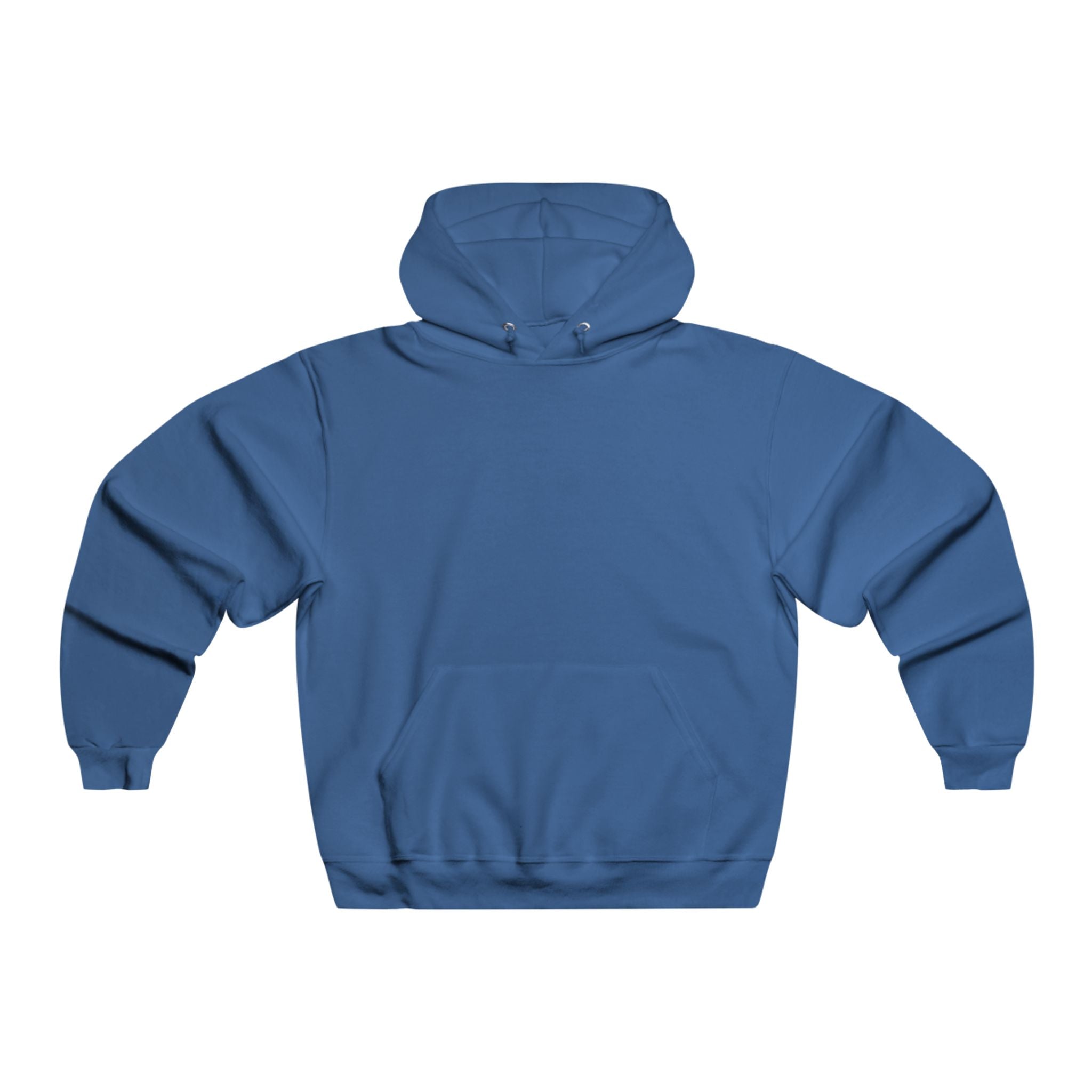 Blank White Hoodie — Men's Classic Pullover Hooded Sweatshirt
