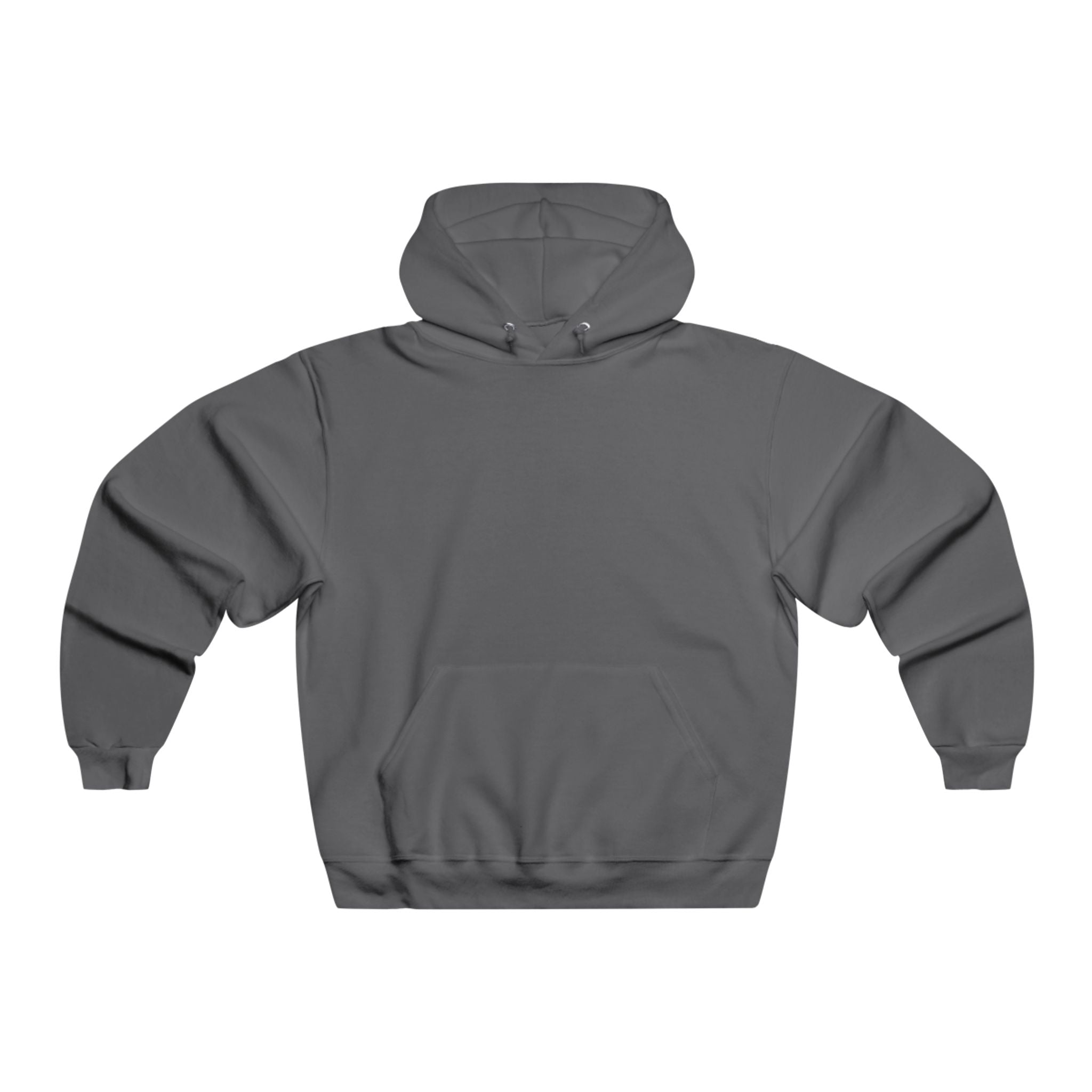 Blank White Hoodie — Men's Classic Pullover Hooded Sweatshirt