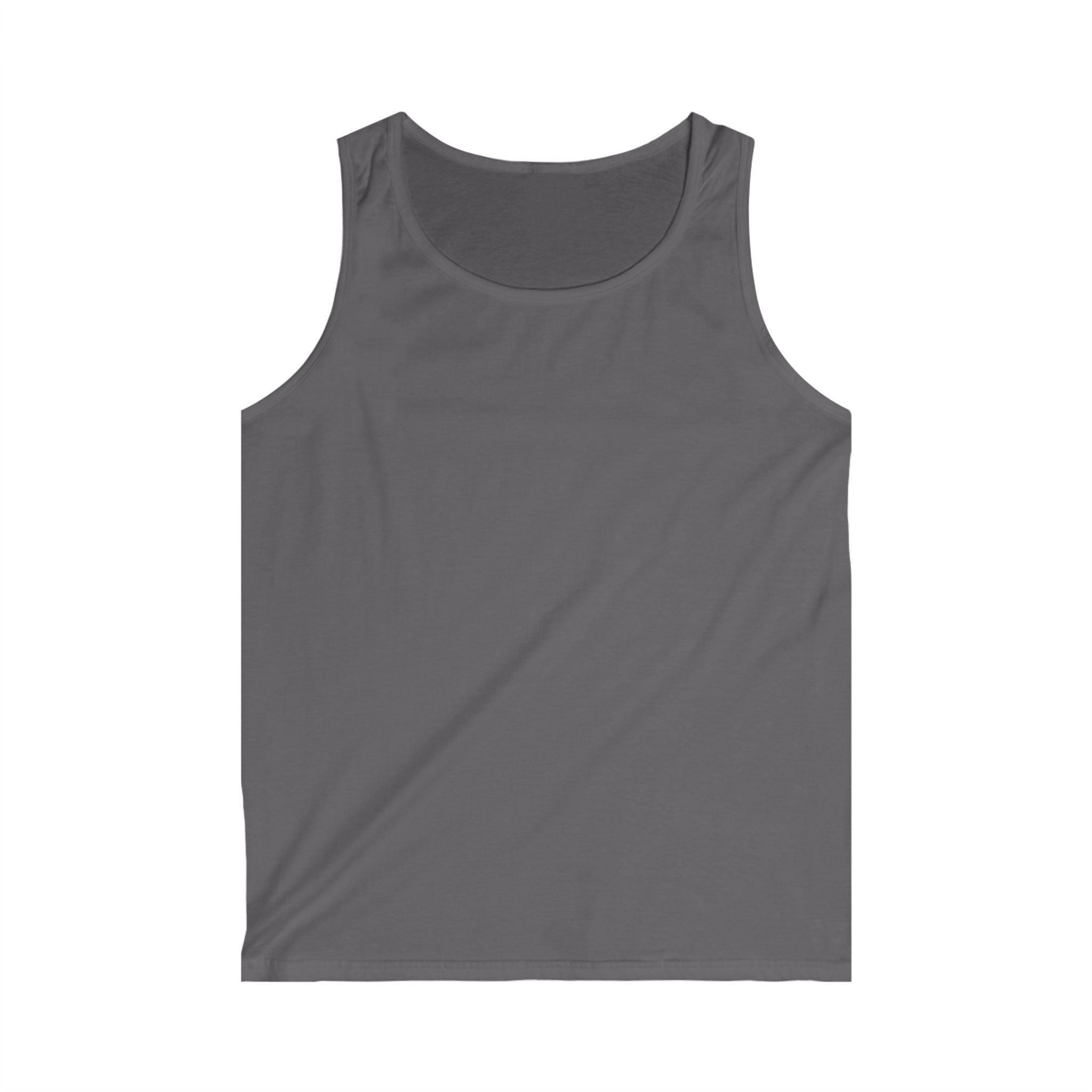 Men's White Tank Top — Classic Softstyle Athletic Vest