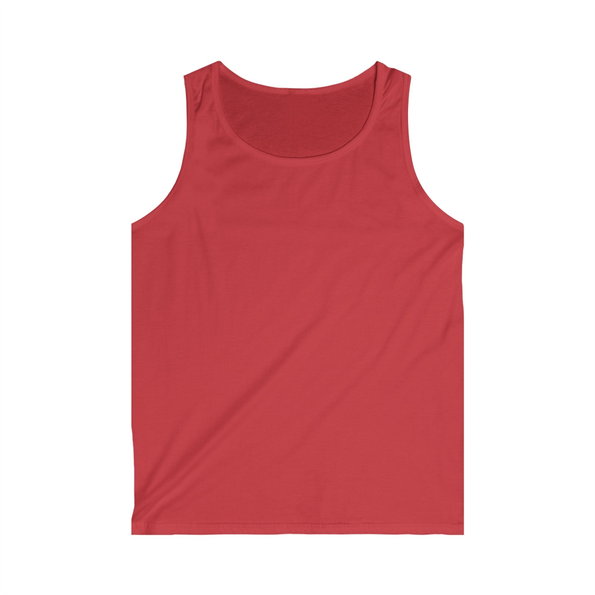 Men's White Tank Top — Classic Softstyle Athletic Vest