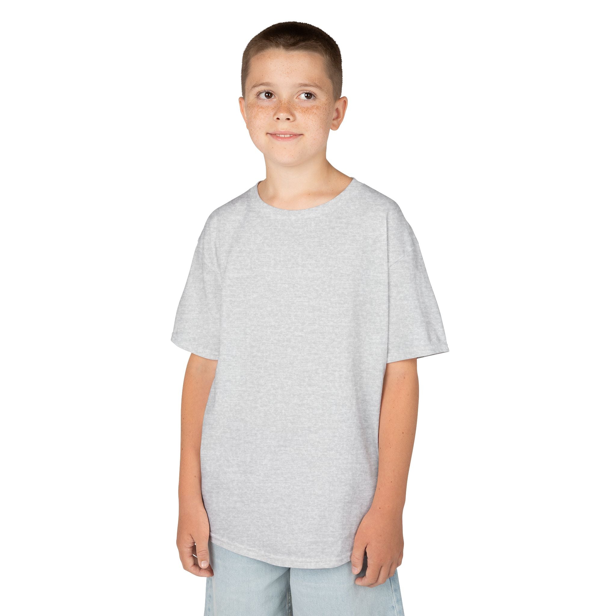 Kids T-Shirt — Plain White Heavy Cotton Tee for Boys & Girls