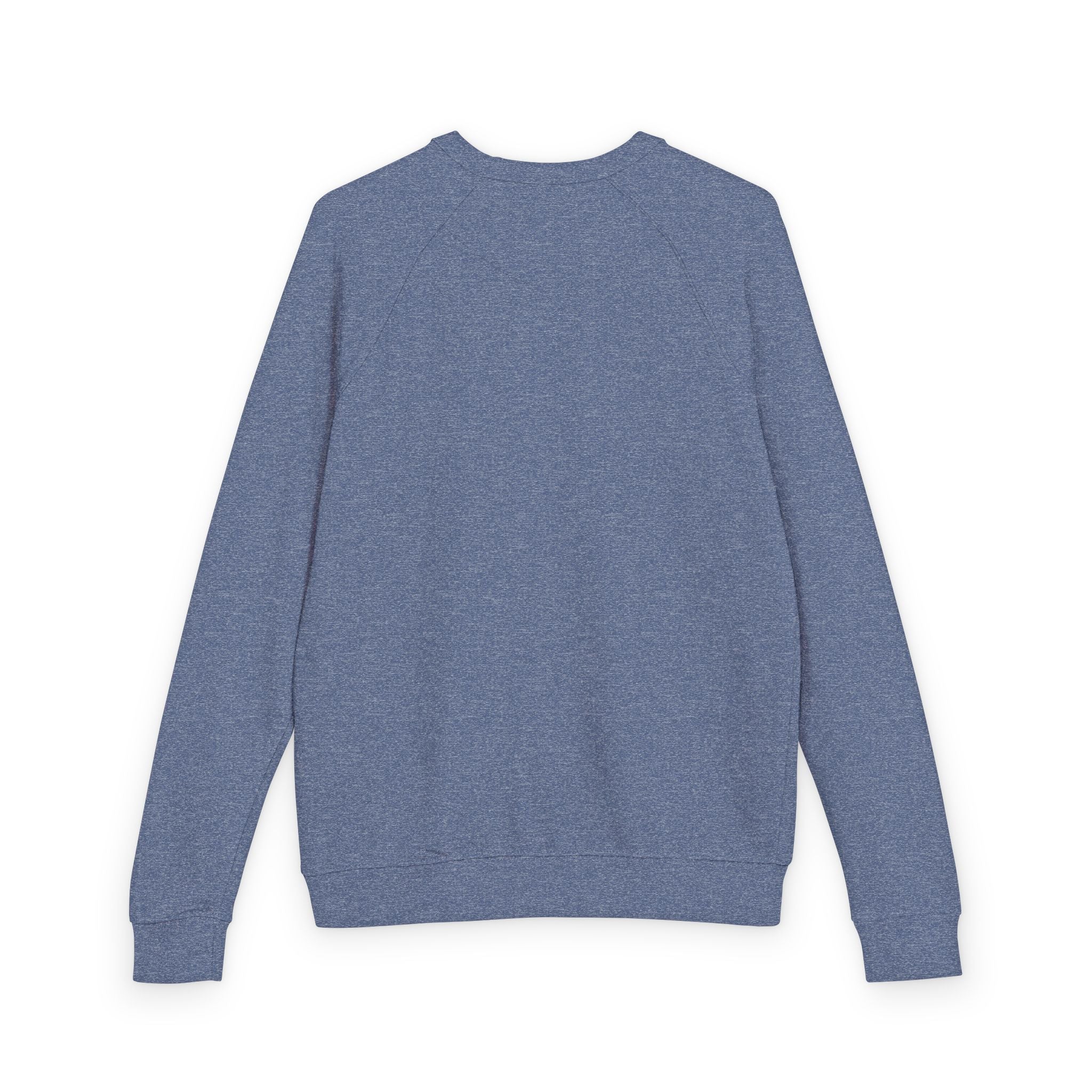 Heather Charcoal Raglan Crewneck Sweatshirt — Lightweight French Terry Pullover