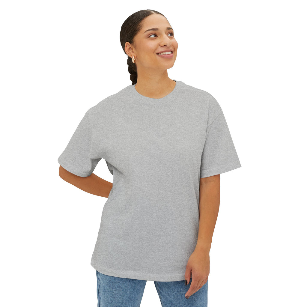 Oversized Boxy Tee — Minimal White Crewneck T-Shirt