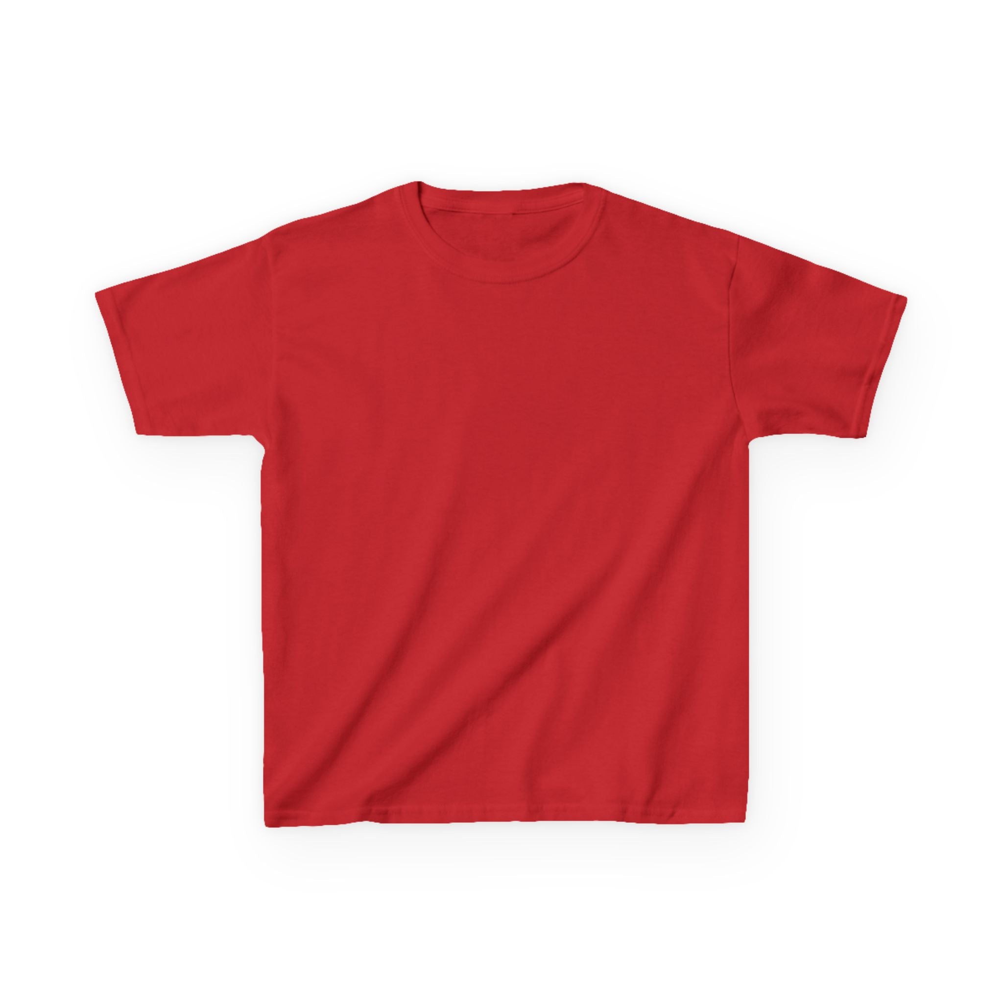 Kids T-Shirt — Plain White Heavy Cotton Tee for Boys & Girls