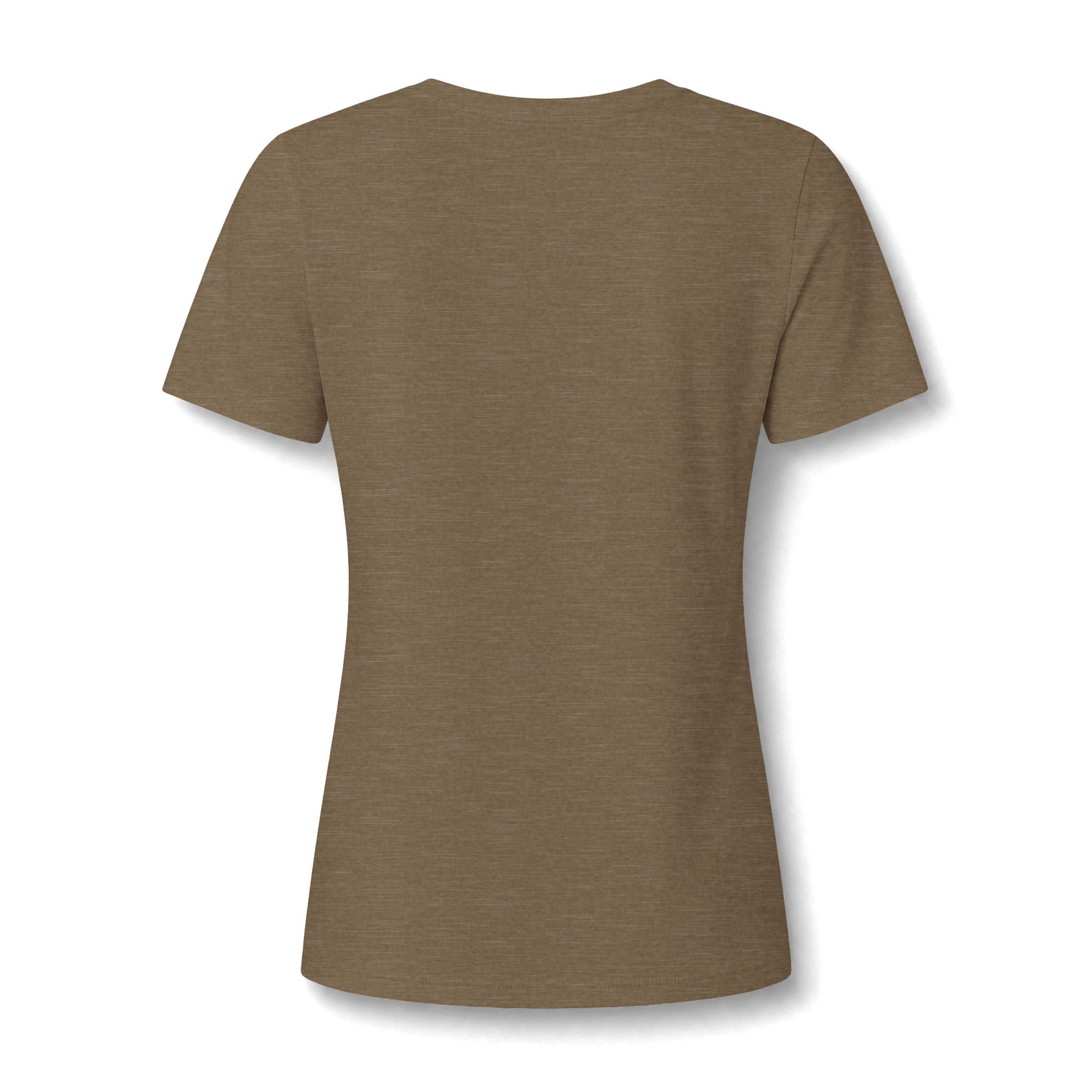 Women's Relaxed Heather CVC V-Neck Tee