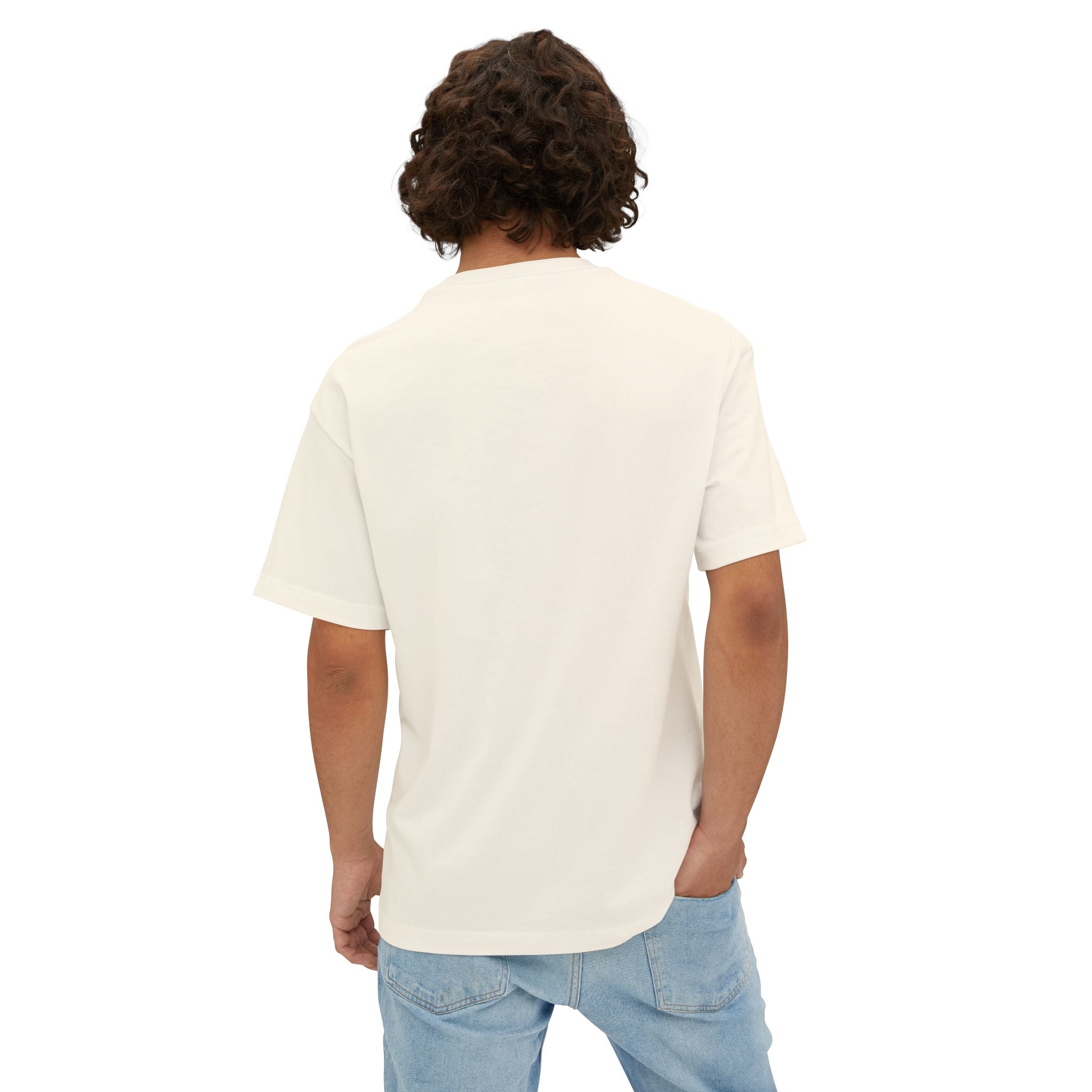 Oversized Boxy Tee — Minimal White Crewneck T-Shirt