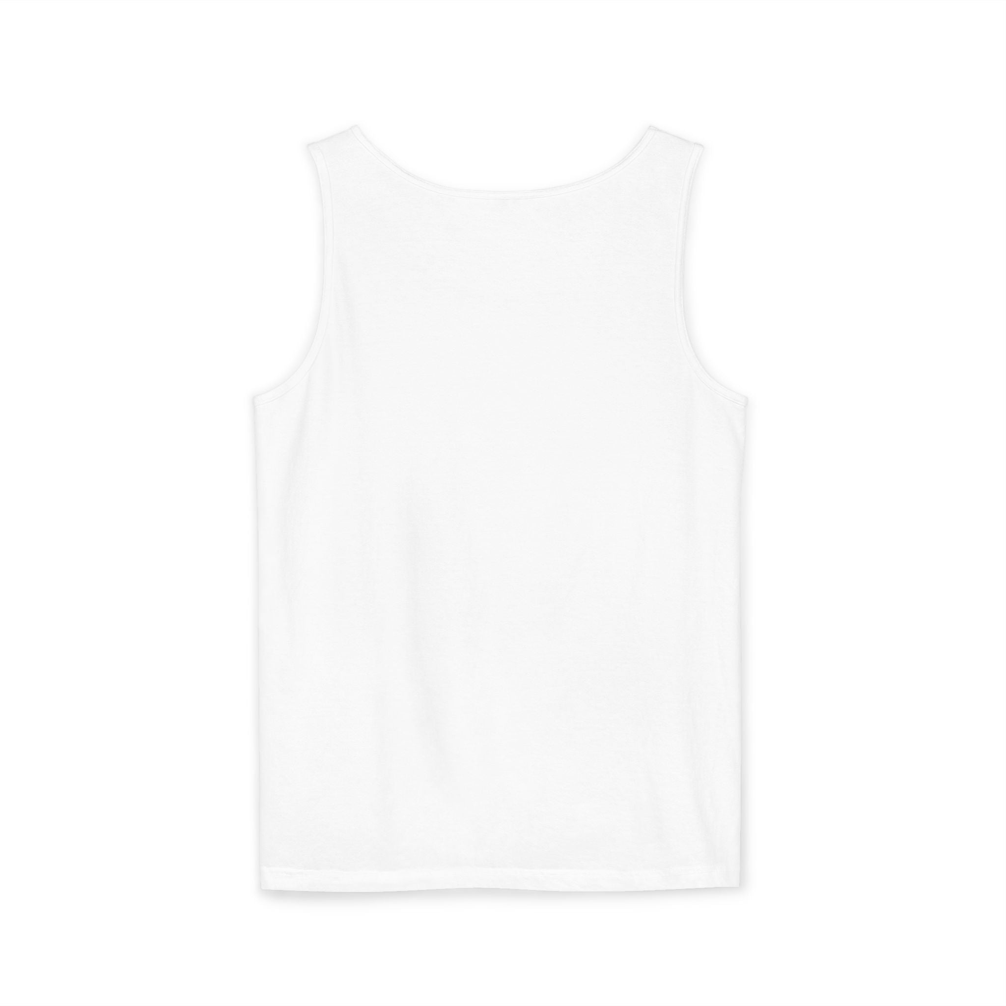 Plain White Tank Top — Lightweight Unisex Garment-Dyed Sleeveless Tee