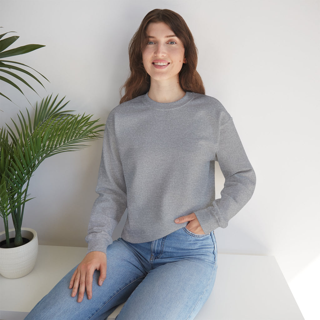 Classic White Crewneck Sweatshirt