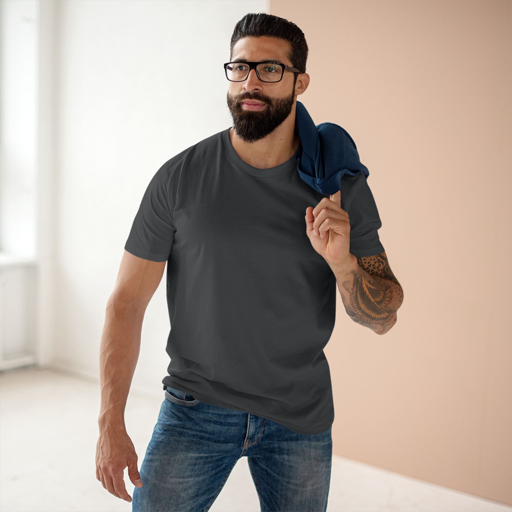 Classic White Tee — Adult Staple Crewneck T-Shirt