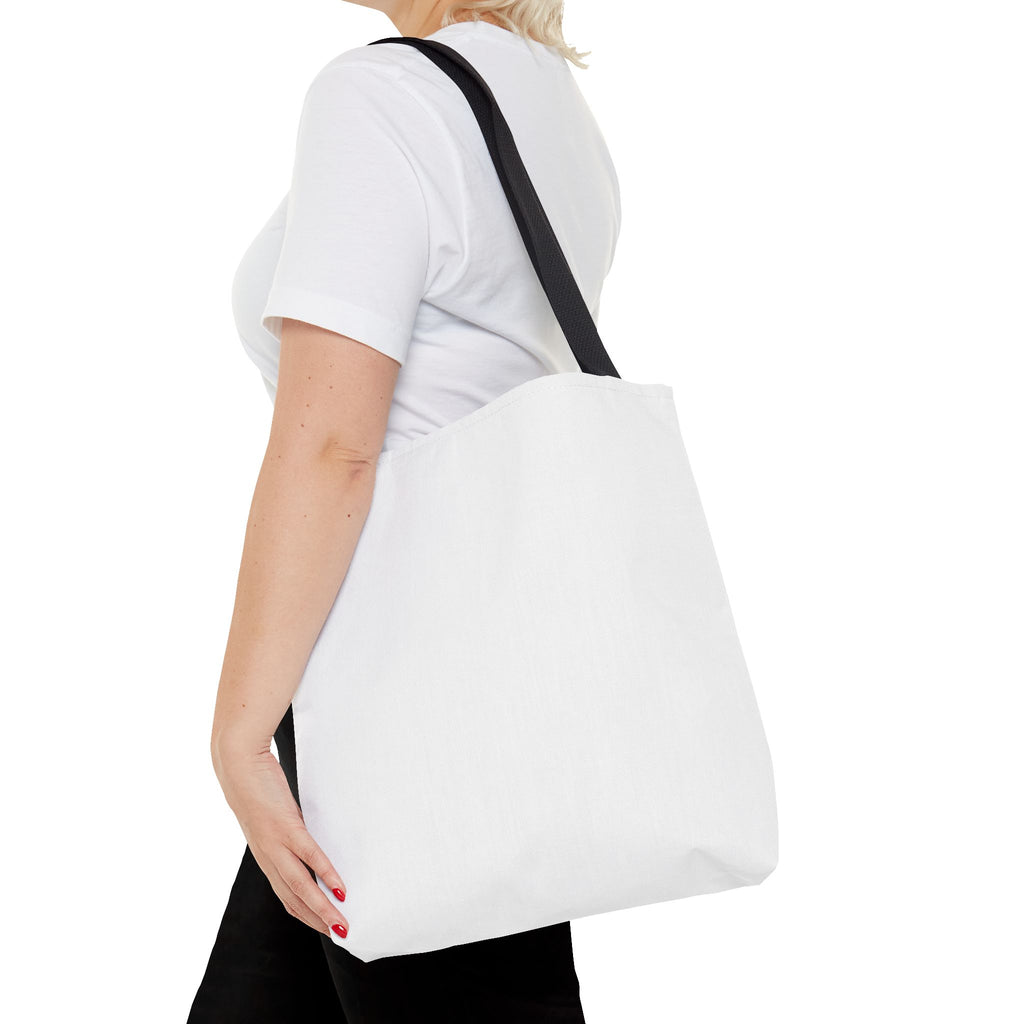 Custom All-Over Print Tote Bag — Blank White Canvas Shoulder Tote