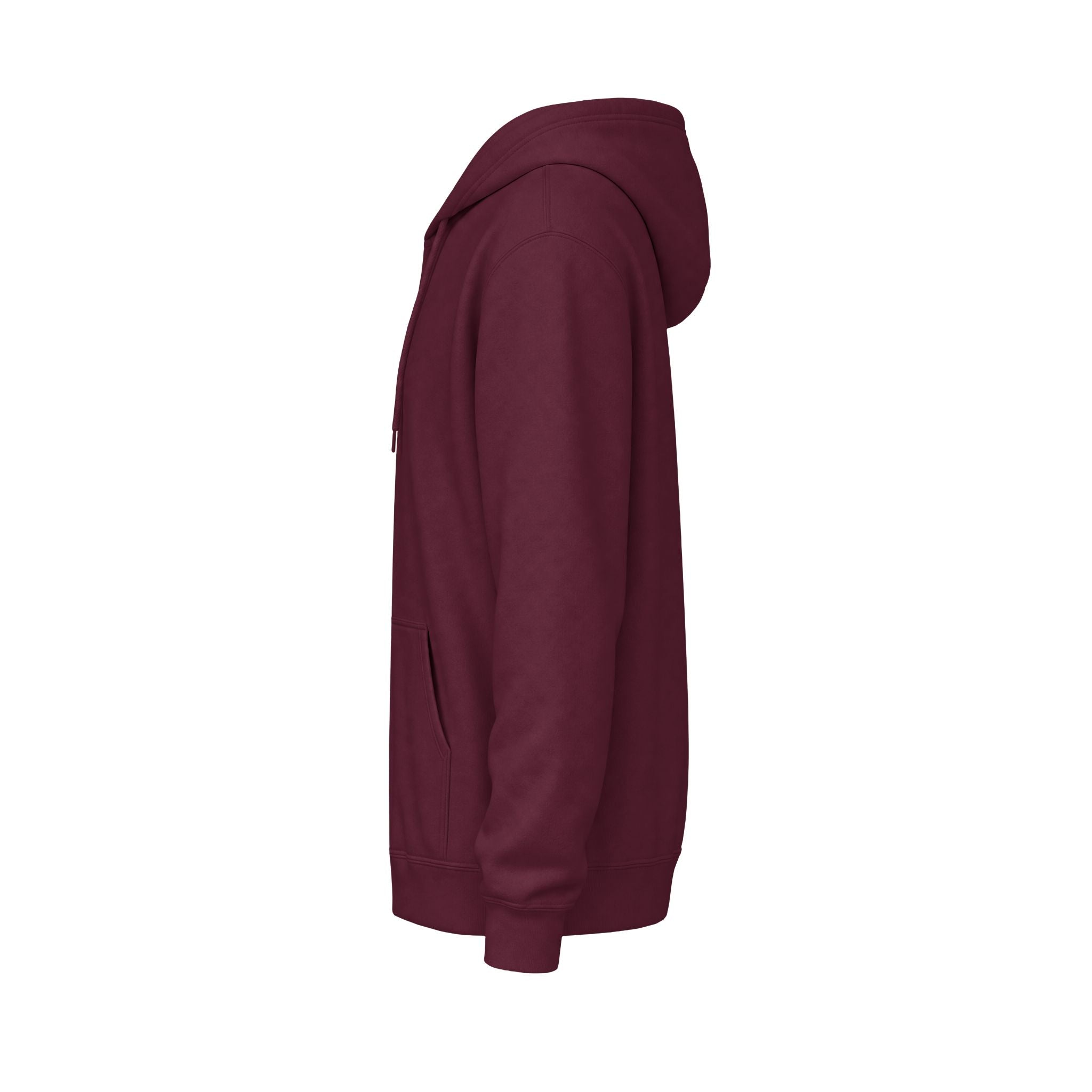 Classic White Fleece Hoodie – Soft Midweight Pullover