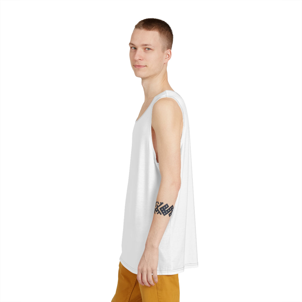 Men's All-Over Print Tank Top — Lightweight Summer Sleeveless Shirt