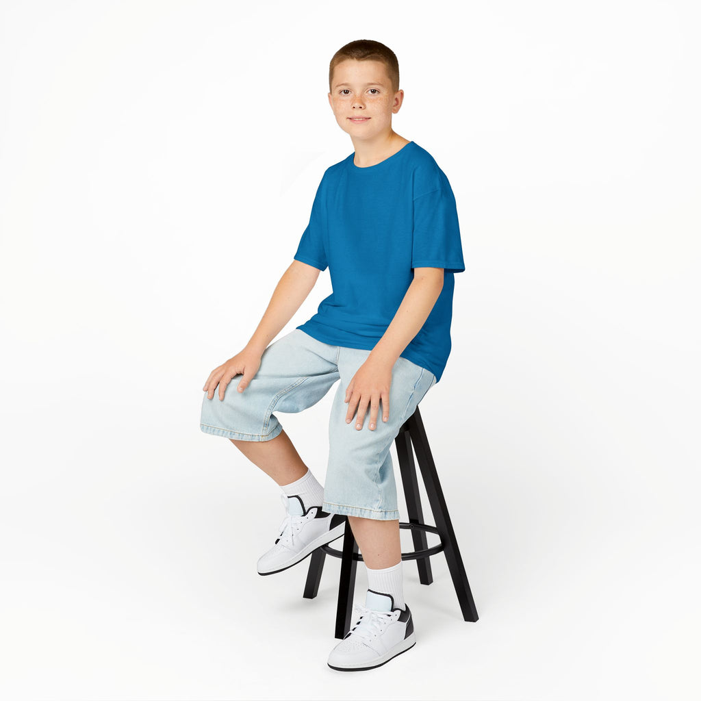 Kids T-Shirt — Plain White Heavy Cotton Tee for Boys & Girls