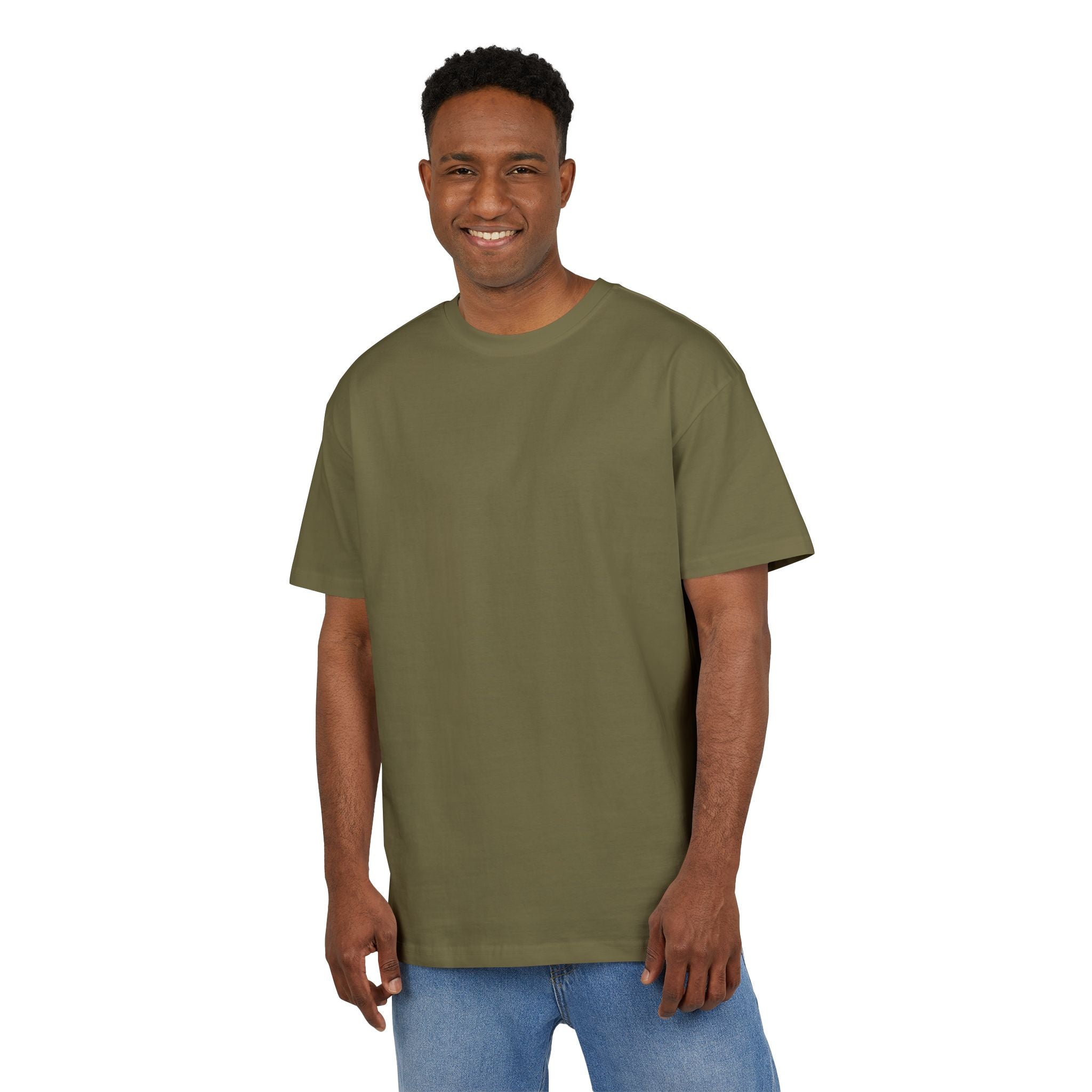 Oversized White Tee — Minimal Blank Heavy Cotton Oversize Shirt