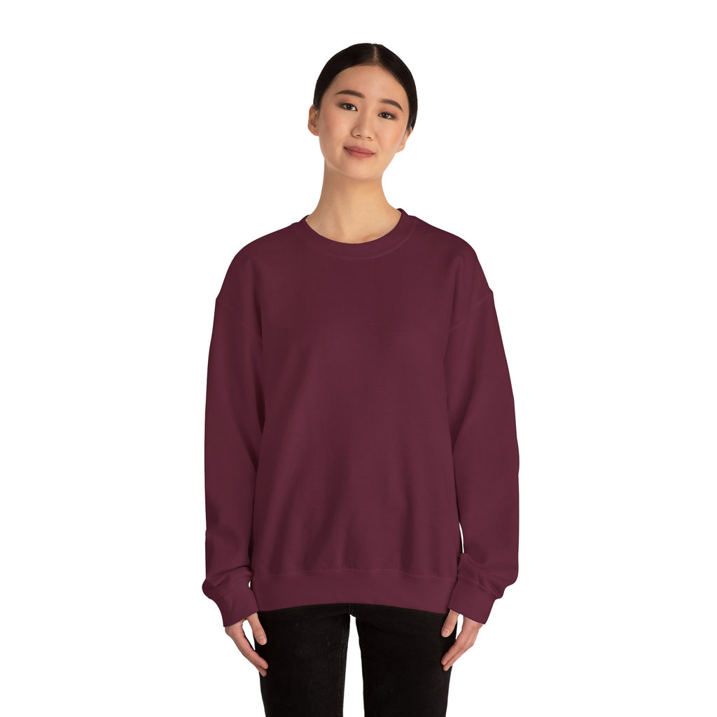 Classic White Crewneck Sweatshirt