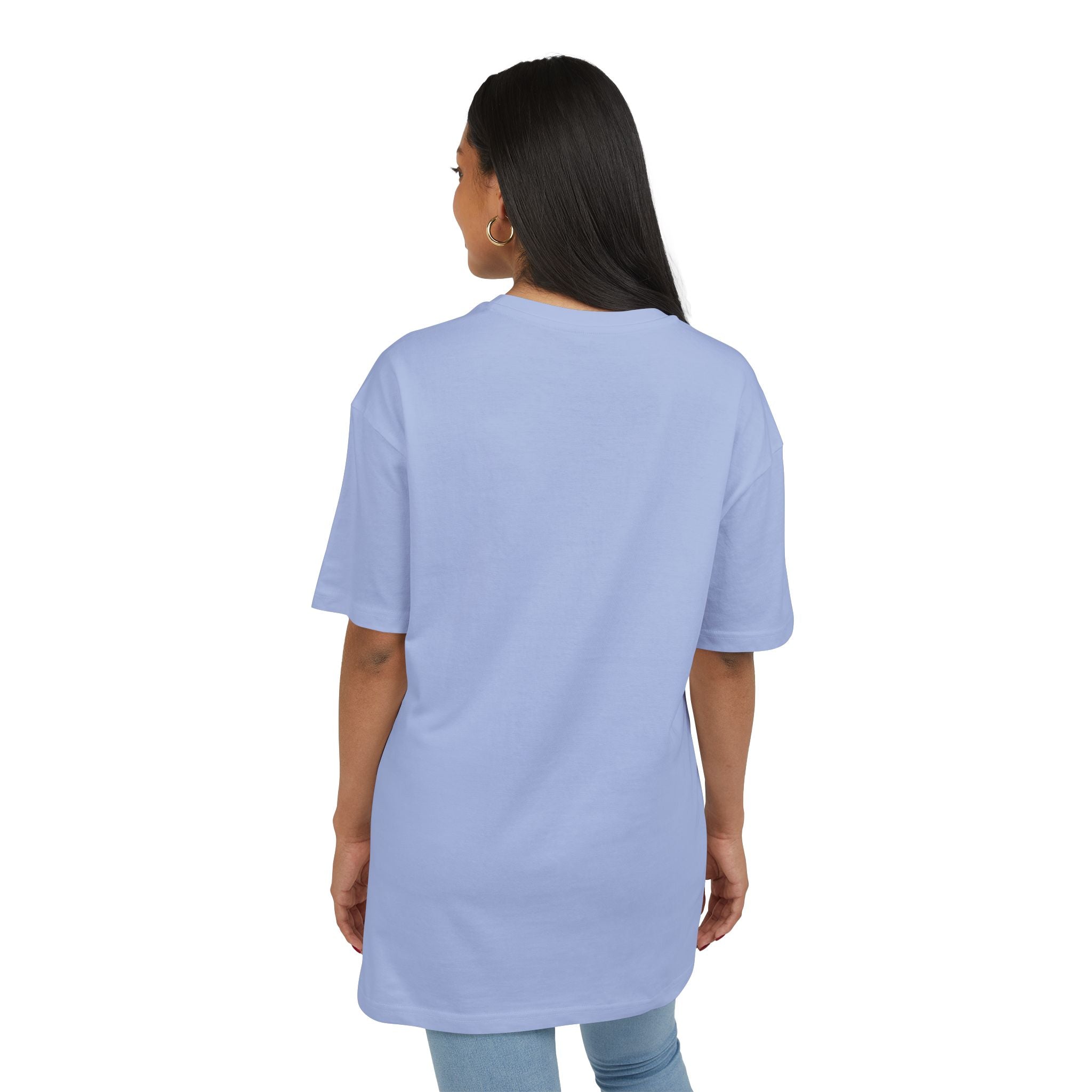 Oversized White Tee — Minimal Blank Heavy Cotton Oversize Shirt