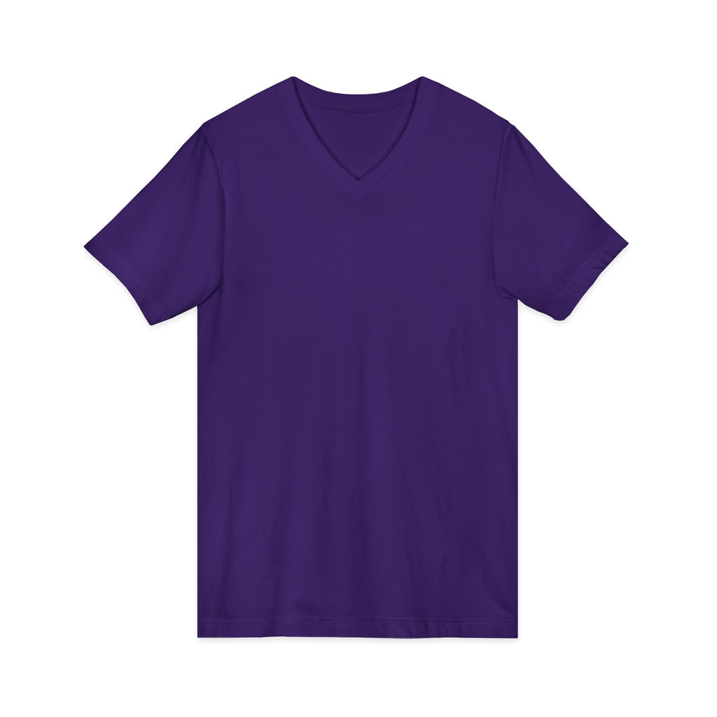 V-Neck Jersey Tee — Classic White Short Sleeve T-Shirt