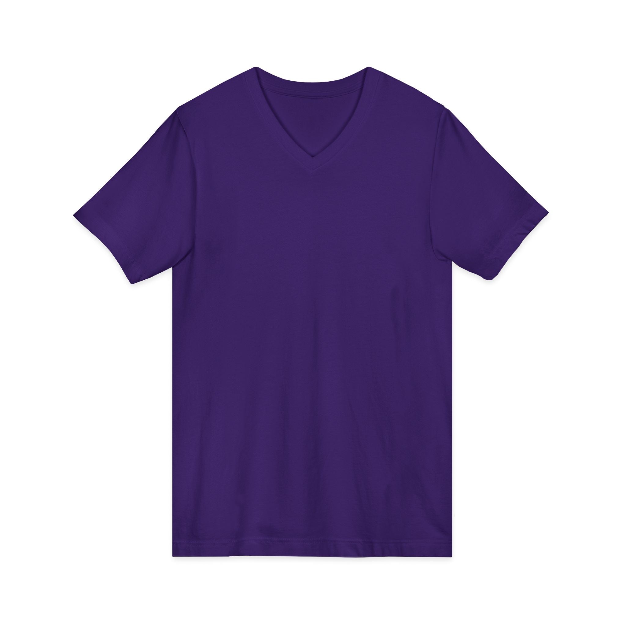 V-Neck Jersey Tee — Classic White Short Sleeve T-Shirt