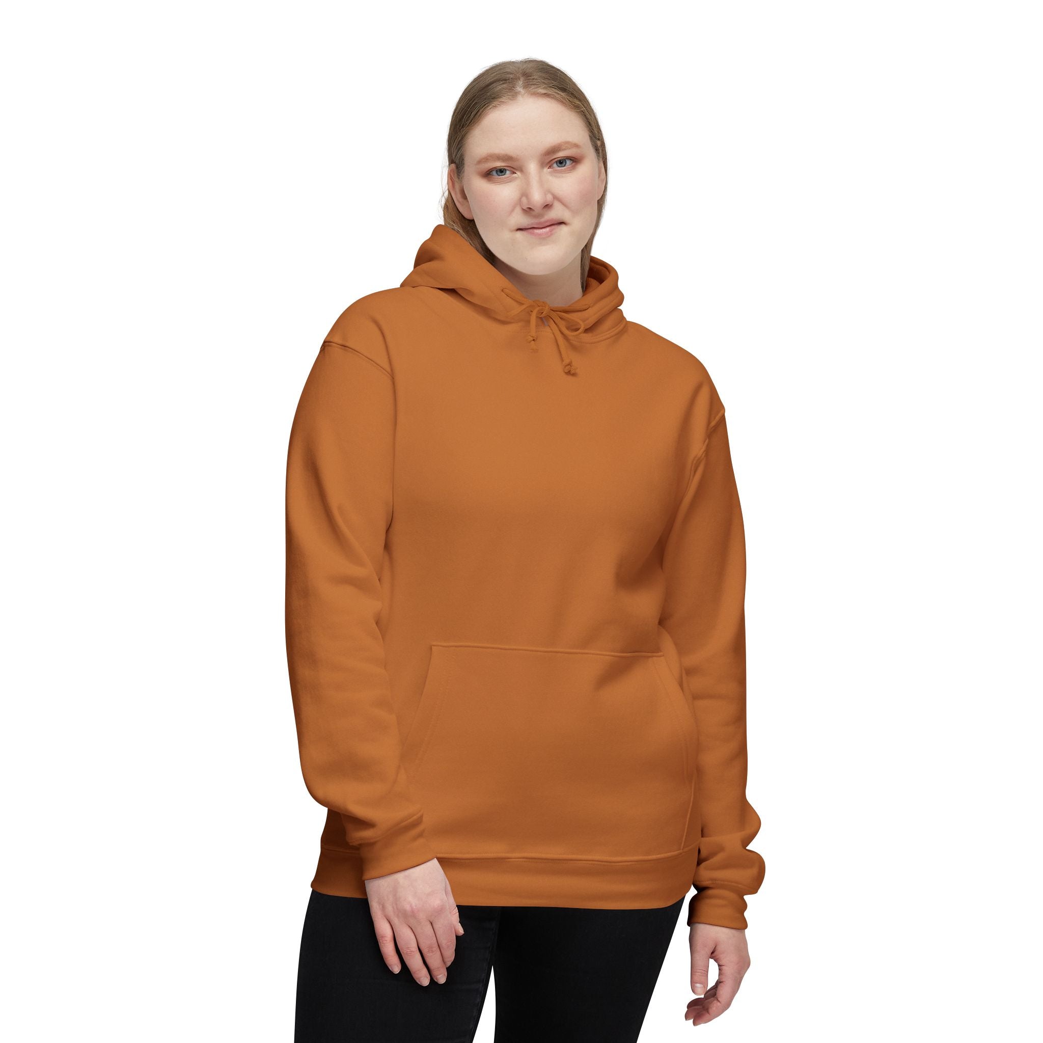 Classic White Hoodie — Made in USA Unisex Hooded Sweatshirt