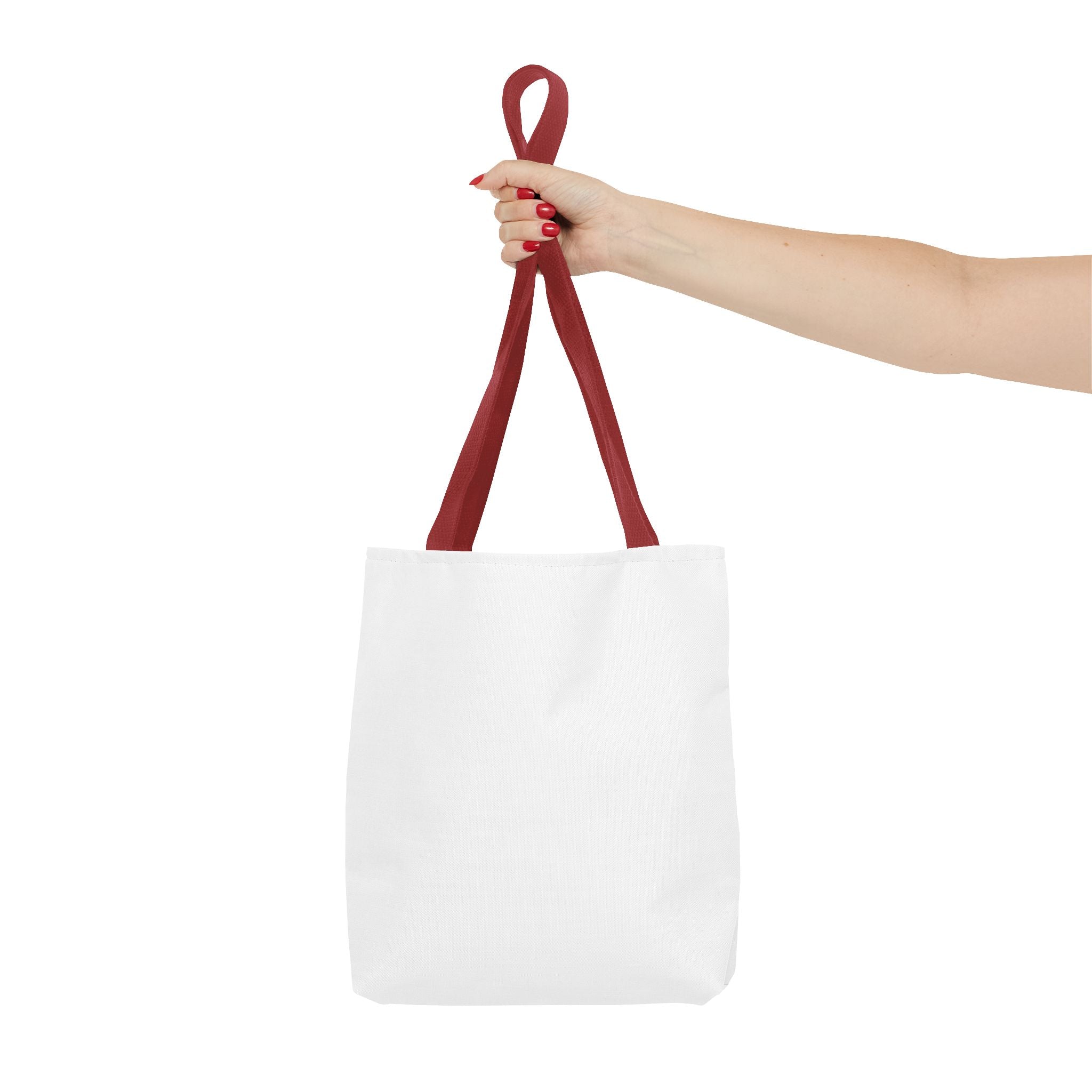 Custom All-Over Print Tote Bag — Blank White Canvas Shoulder Tote